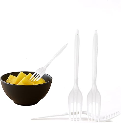 EcoQuality Kit de cubiertos envueltos 6 en 1 – Tenedor/Cuchara/Cuchillo/Servilleta/Sal/Pimienta – Kit de cubiertos desechables, perfecto para el
