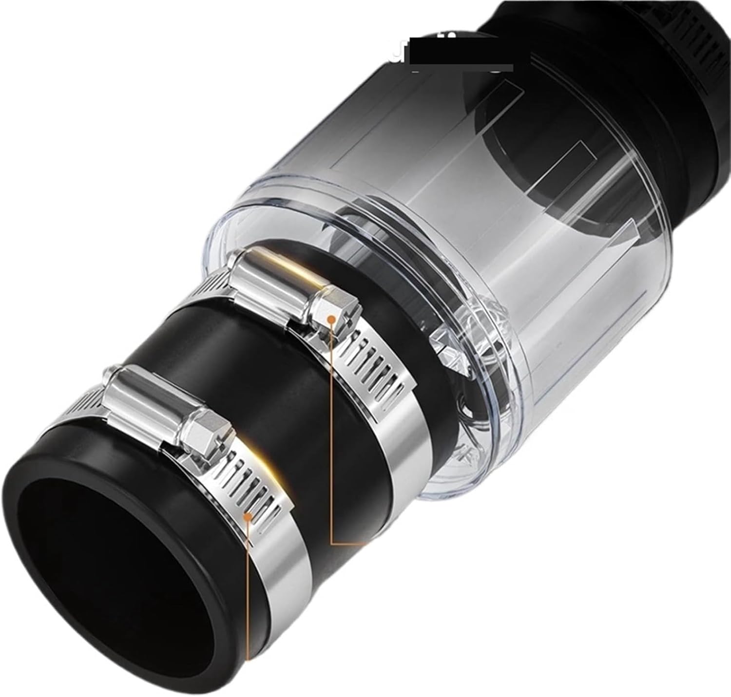 1pcs ABVG-1-1/2Inch Check Valve, Quiet Sump Pump Check Valve Replacement With Spring-Loaded Flapper,For 1 1/2 Inch Pipe
