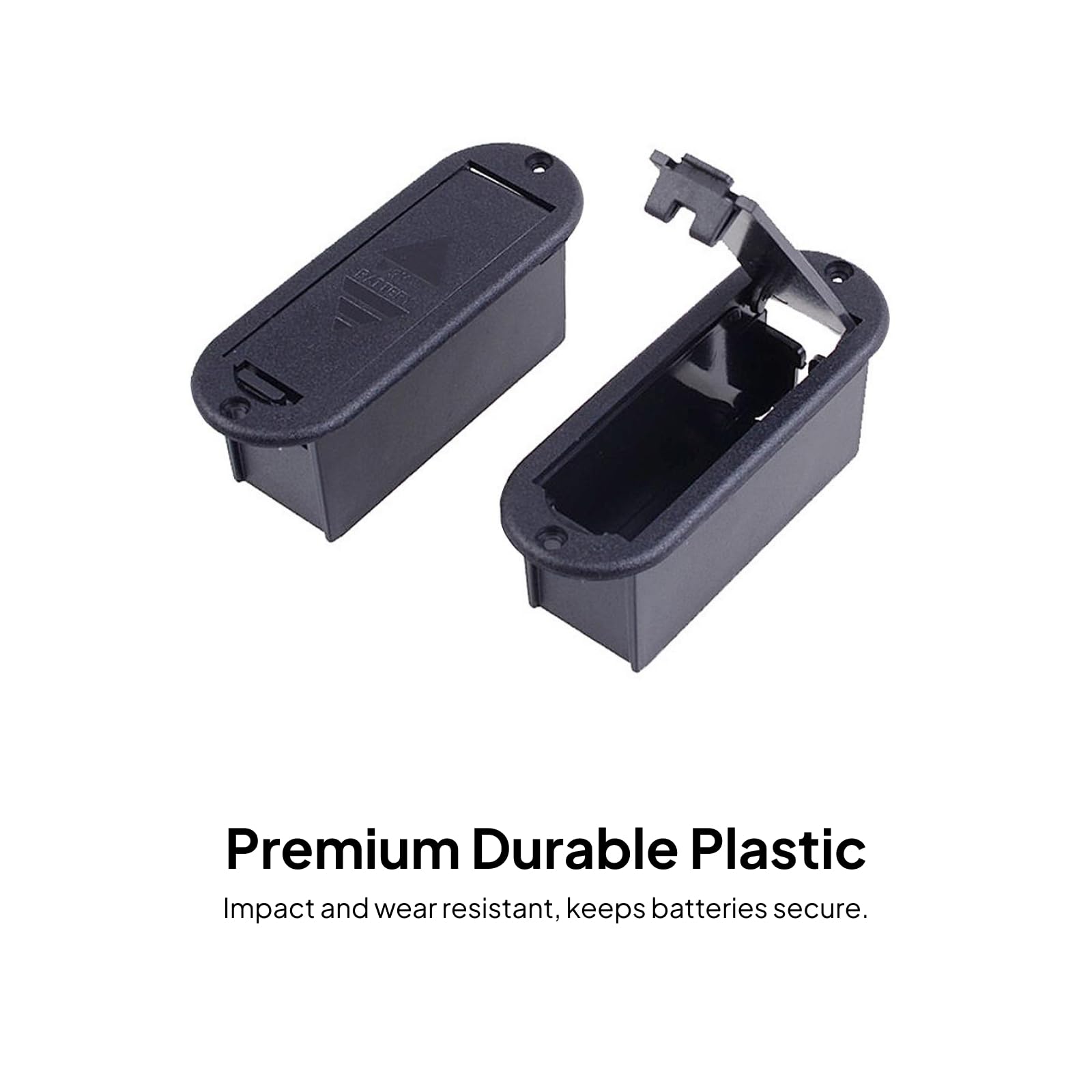 Amazon | KOZEEYアクティブ ギター ベース ピックアップ用 黒 9V電池