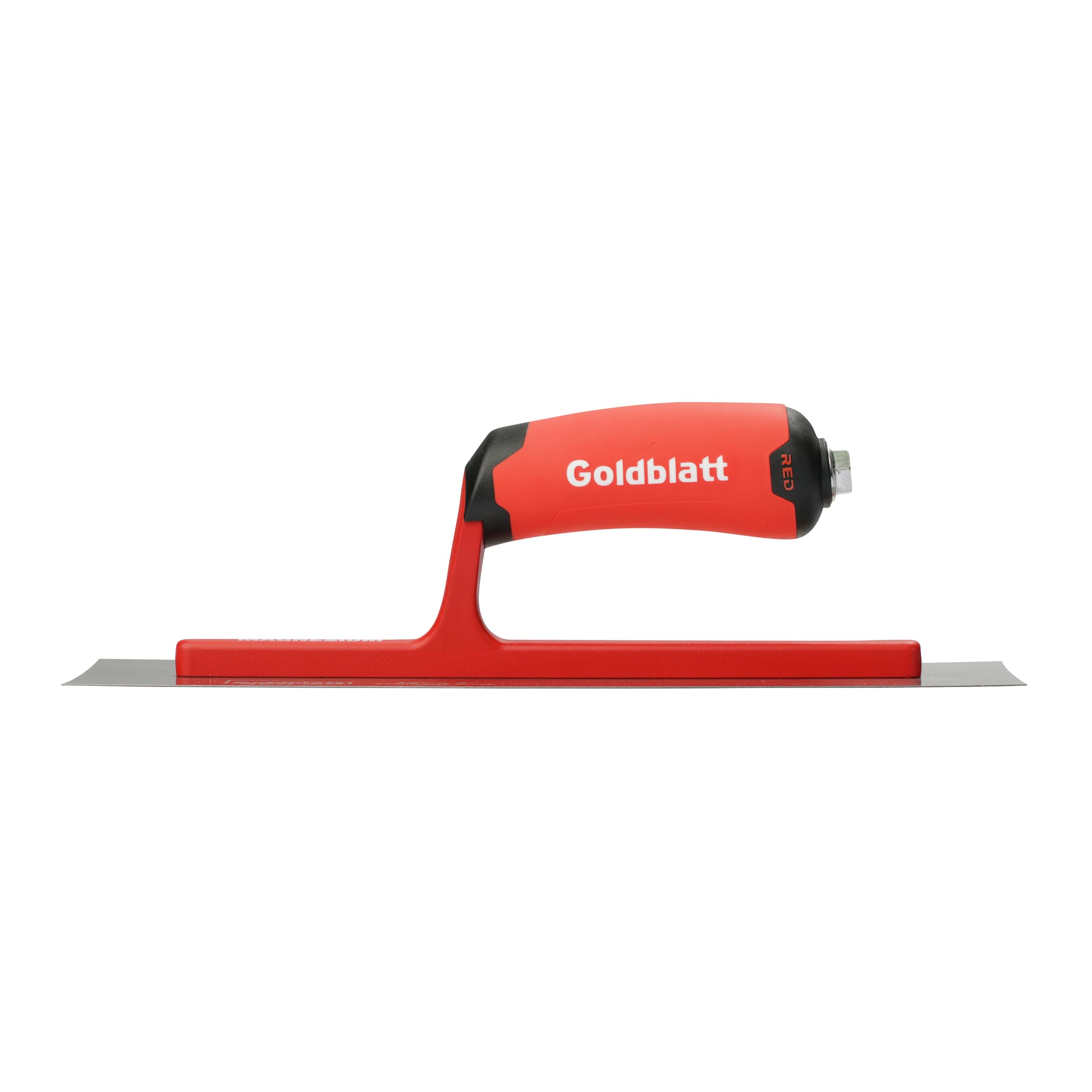 Truelle De Finition Goldblatt Rouge – Acier Inoxydable 12x4 Poignée Souple – Garantie à Vie
