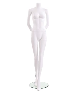 Mondo Mannequins Female Mannequin, Headless, Arms Behind Back | Headless male mannequin, realistic proportions for apparel display in boutique or fashion retail