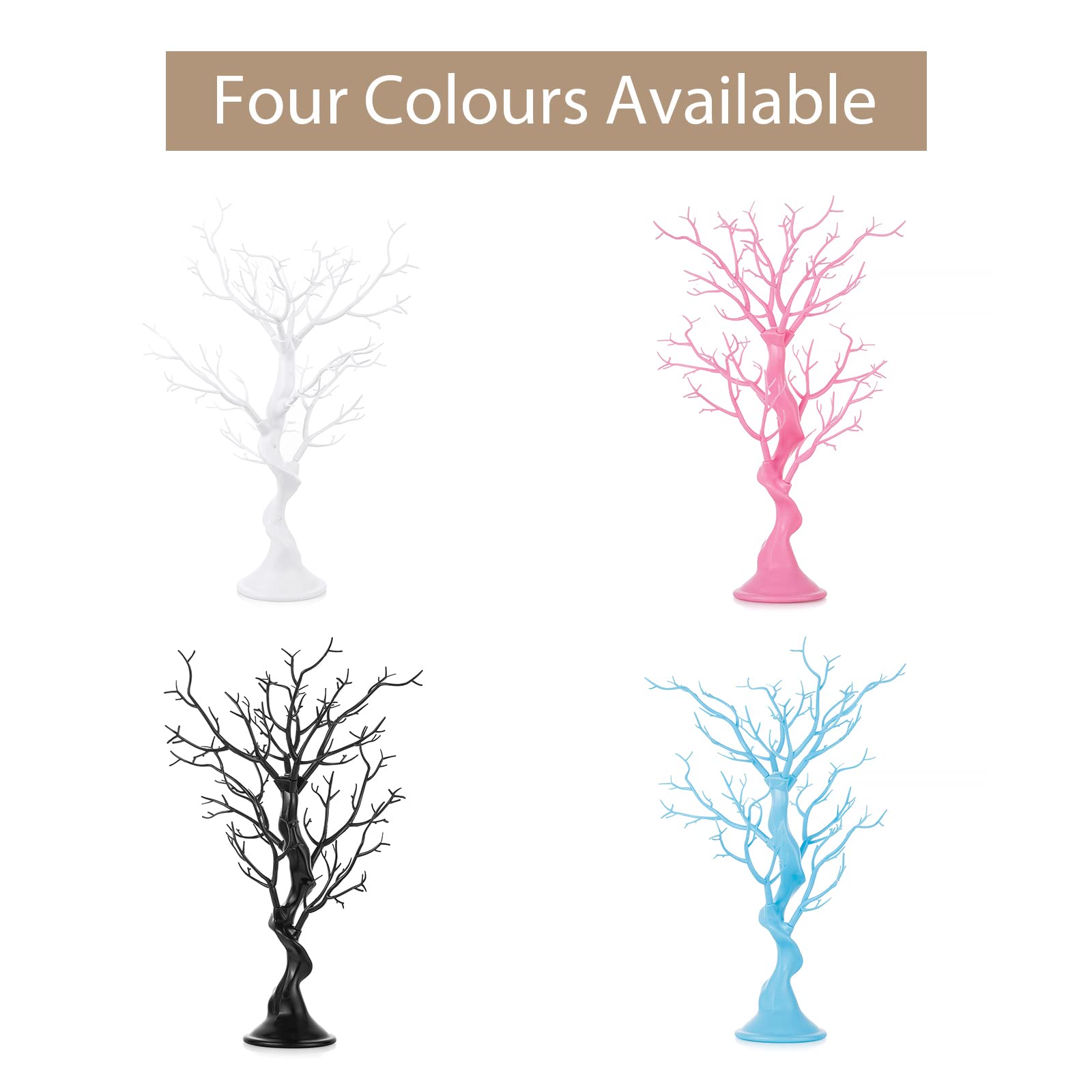 Sziqiqi 58cm Arbre de Pâques Blanc: Arbre de Paques Centre de Table pour Boule Decoration - Arbre Decoratif Interieur pour Mariage Fête Anniversaire Noël Bapteme Oeuf de Paques a Decorer