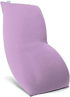 Vista 8 de Yogibo Puf corto para adultos, niños y adolescentes con relleno, suave, afelpado, cómodo, sensorial, sofá biplaza, funda lavable, neutro brillante