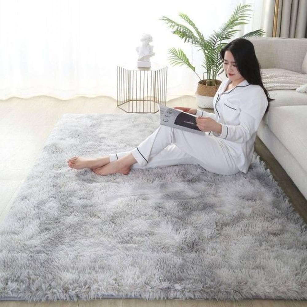 Tapis de sol en velours doux pour sublimer la décoration de votre salon moderne