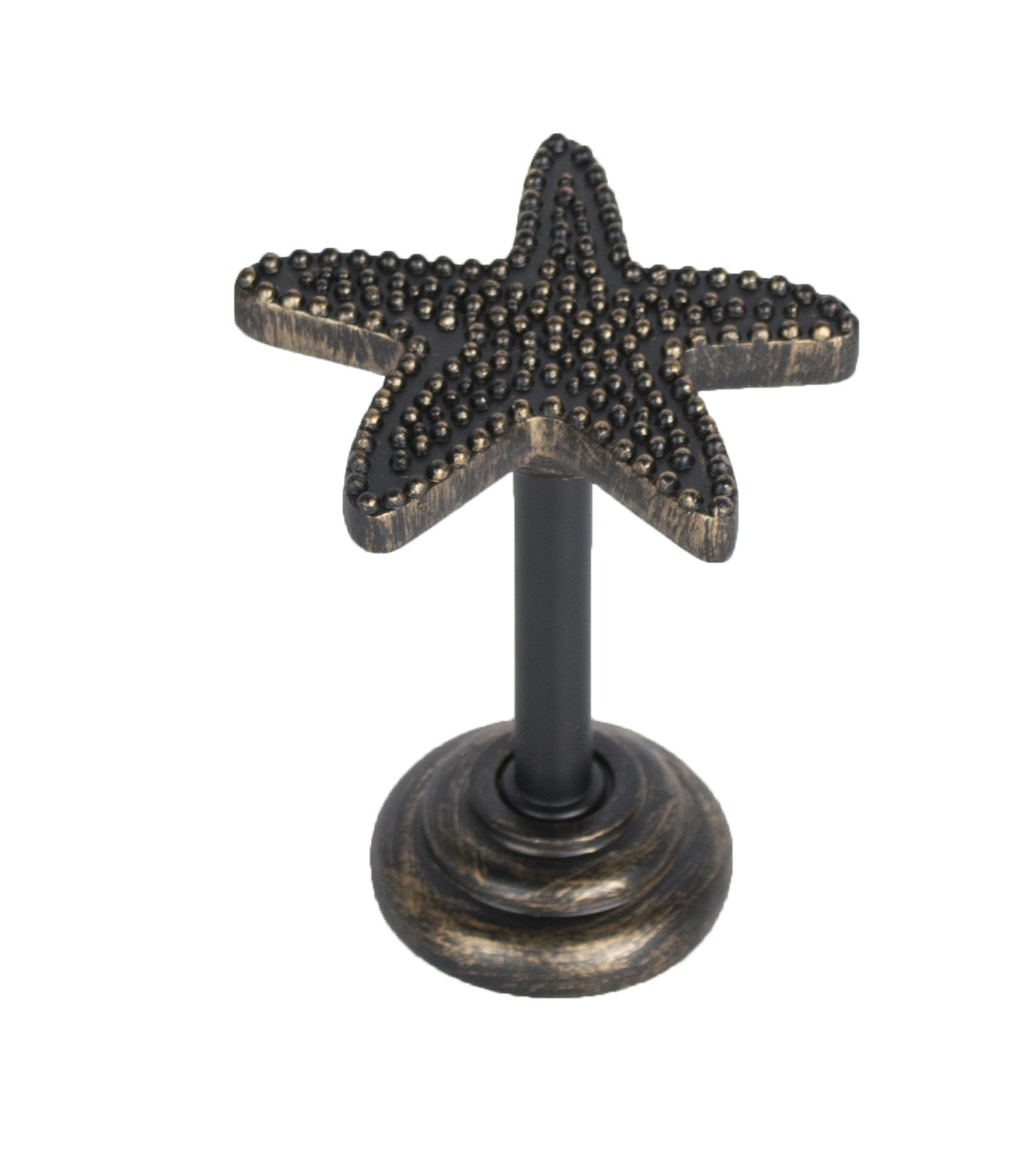 Urbanest Starfish Medallion, 3 1/4-inch Wide, Burnt Gold