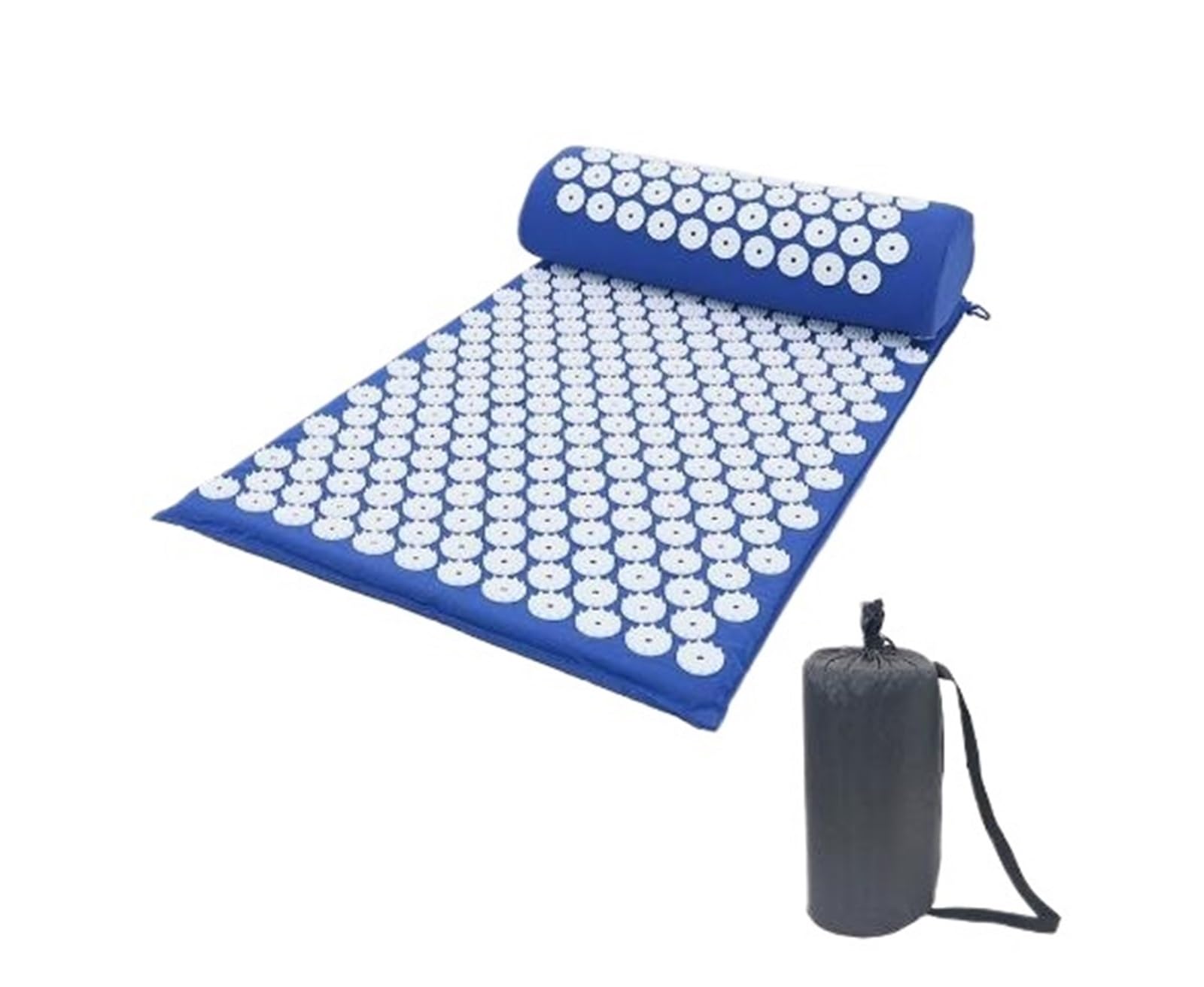 Estera de acupresión, cojín, palma, espalda, cuello, masaje pies, interior, hogar, Fitness, almohada, gimnasio(Blue)