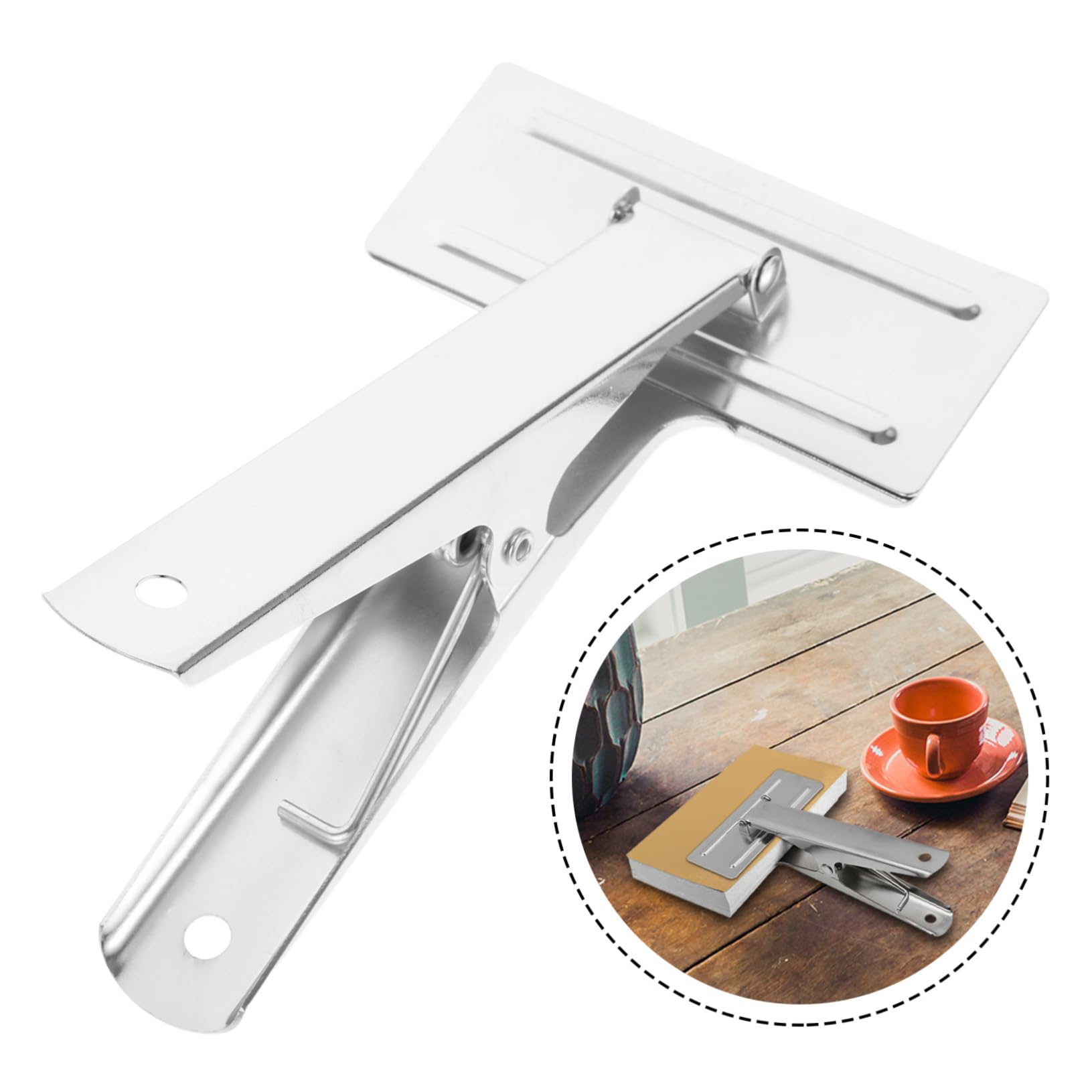 OSALADI 4 Stück Stoffklemme Stich groß Jumbo zum Nähen Tuch Strickklemme für Handarbeit praktischer Quilt-Clip Nähclip Nähklammer zum Selbermachen Lineal-Quiltclip Rostfreier Stahl Silber