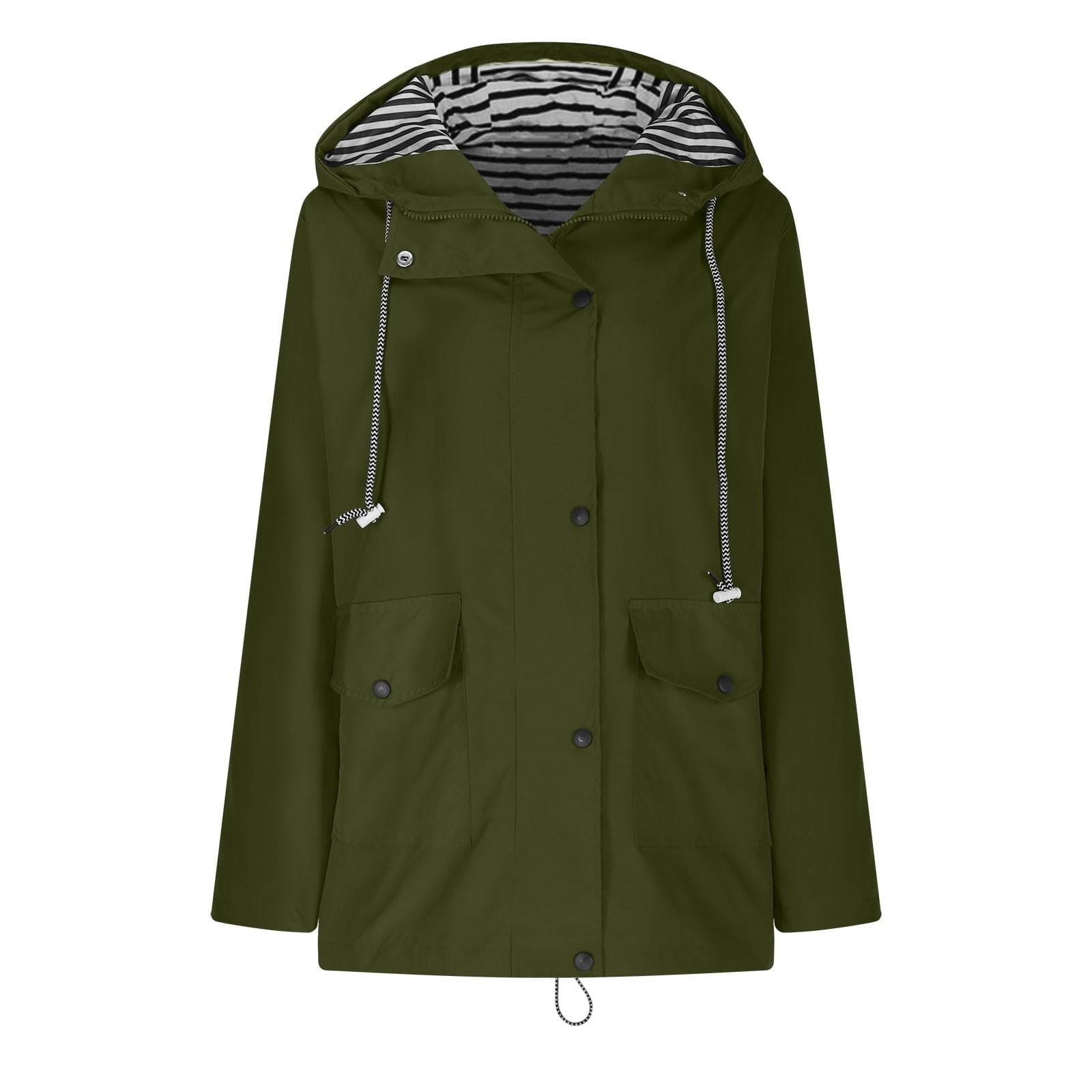 Giacca A Da Donna, Trench Righe, Tuta Alpinismo E Outdoor Tre In Escursione Invernale Vento Donna Leggera Corsa Antipioggia Trekking Giubbino Antivento Trasparente Rain Jacket Canadese