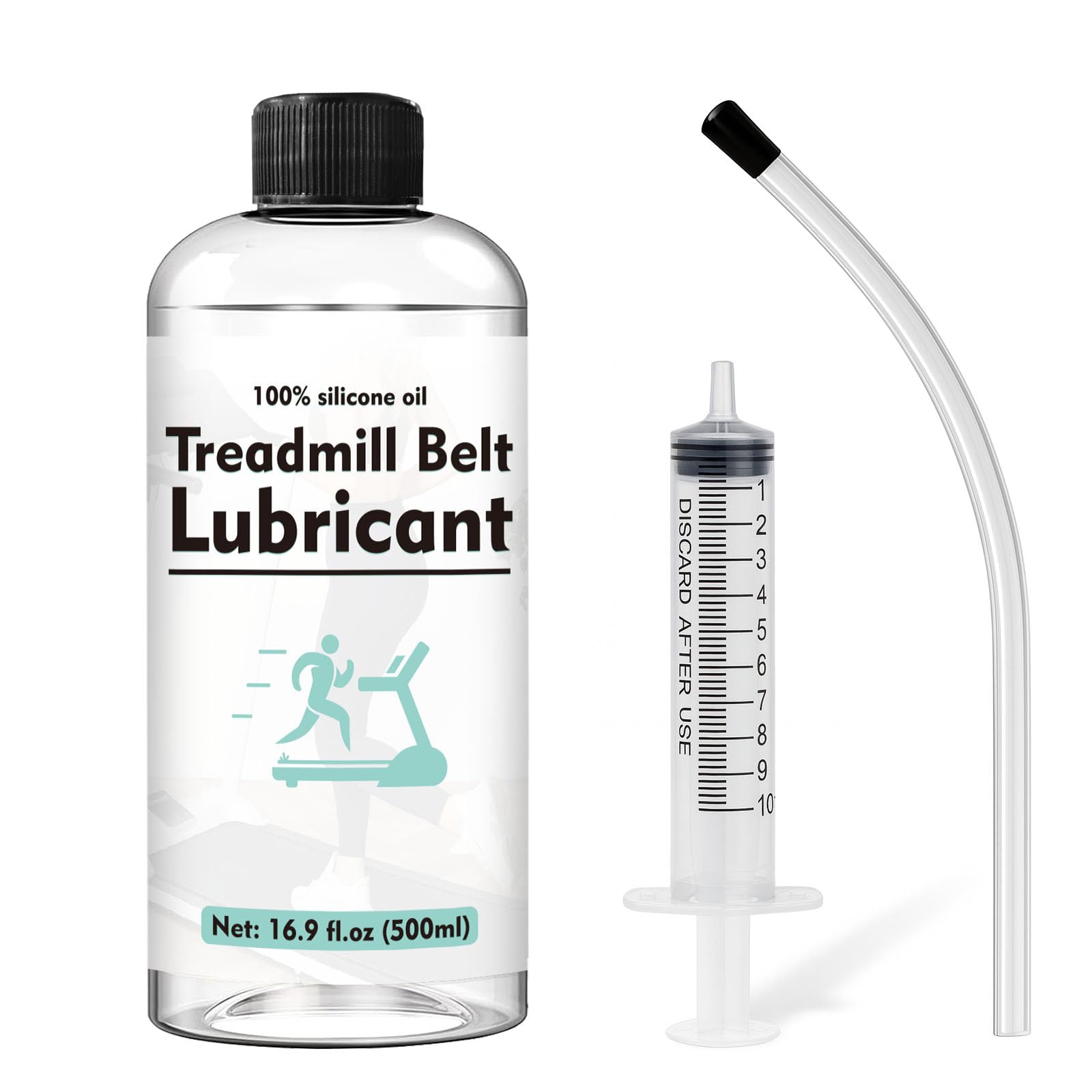 INNOVAYOU Treadmill Lubricant Oil 500ml, Noise Reduction Reduce Friction Resistant and Stable, Walking Pad Silicone Oil for Suitable for All Kinds of Treadmills