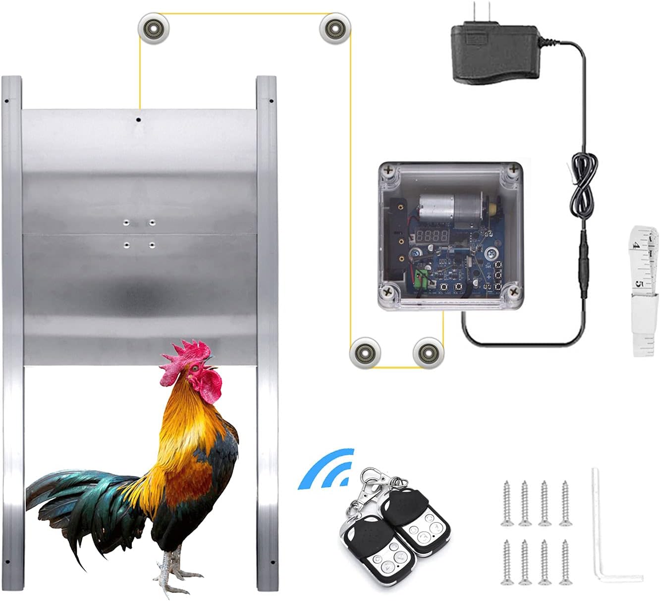Automatic Chicken Door Coop Opener with Timer and Australia Ubuy
