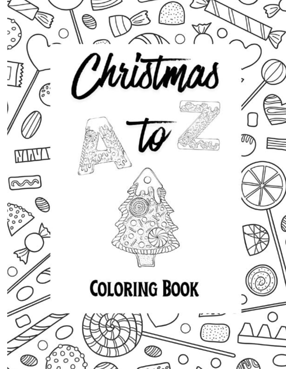 Christmas A to Z: colouring book