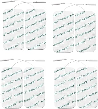 Maternity Tens Pads x 8 By Healthcare World Suitable for Labour Tens Machines, OBI, Elle, NeuroTrac, Lloyds
