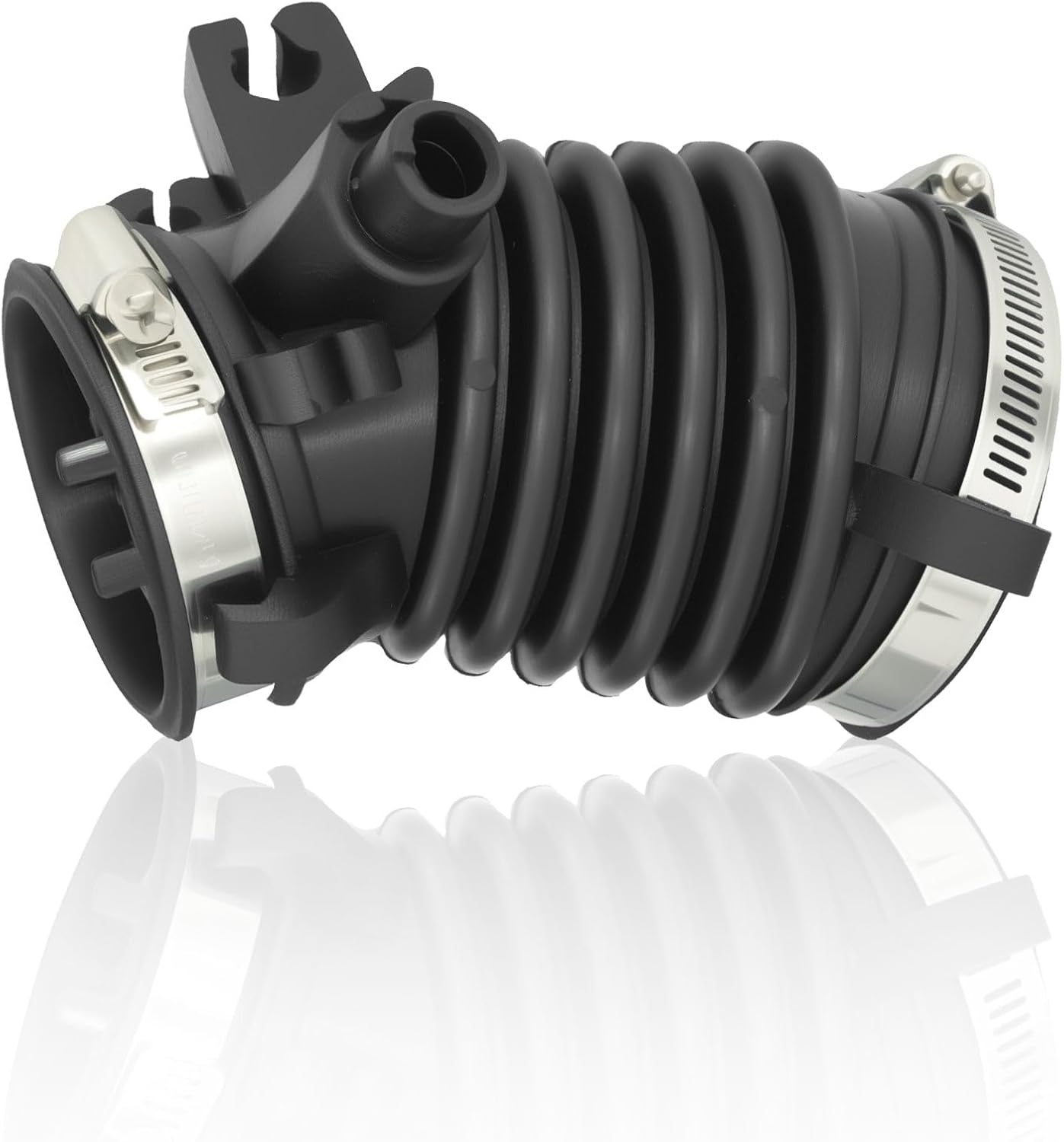 1pc Engine Air Cleaner Intake Hose with Clamps Compatible with Honda Civic 1.8L 2012-2015, Acura ILX 2.0L 2013-2015 Air Flow Duct Tube Boot Replaces# 17225-R1A-A01, 17225R1AA01, 696-105