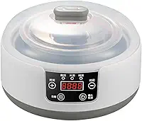 Fabricante de iogurte, recipiente interno de aço inoxidável doméstico 1,2L máquina de iogurte elétrica