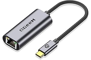 USB C to Cat5 Adapter: QGeeM Gigabit Ethernet Adapter