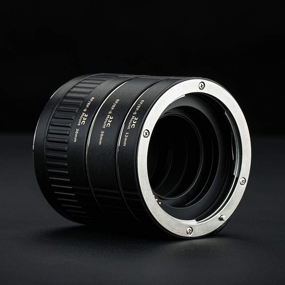 JJC Auto Focus Juego de Tubos de extensión para Canon EF/EF-S Lens DSLR Cameras EOS 850D 800D 760D 750D 700D 250D 90D 80D 77D 5DS R 5D Mark II III IV 7D 6D cámaras réflex Digitales