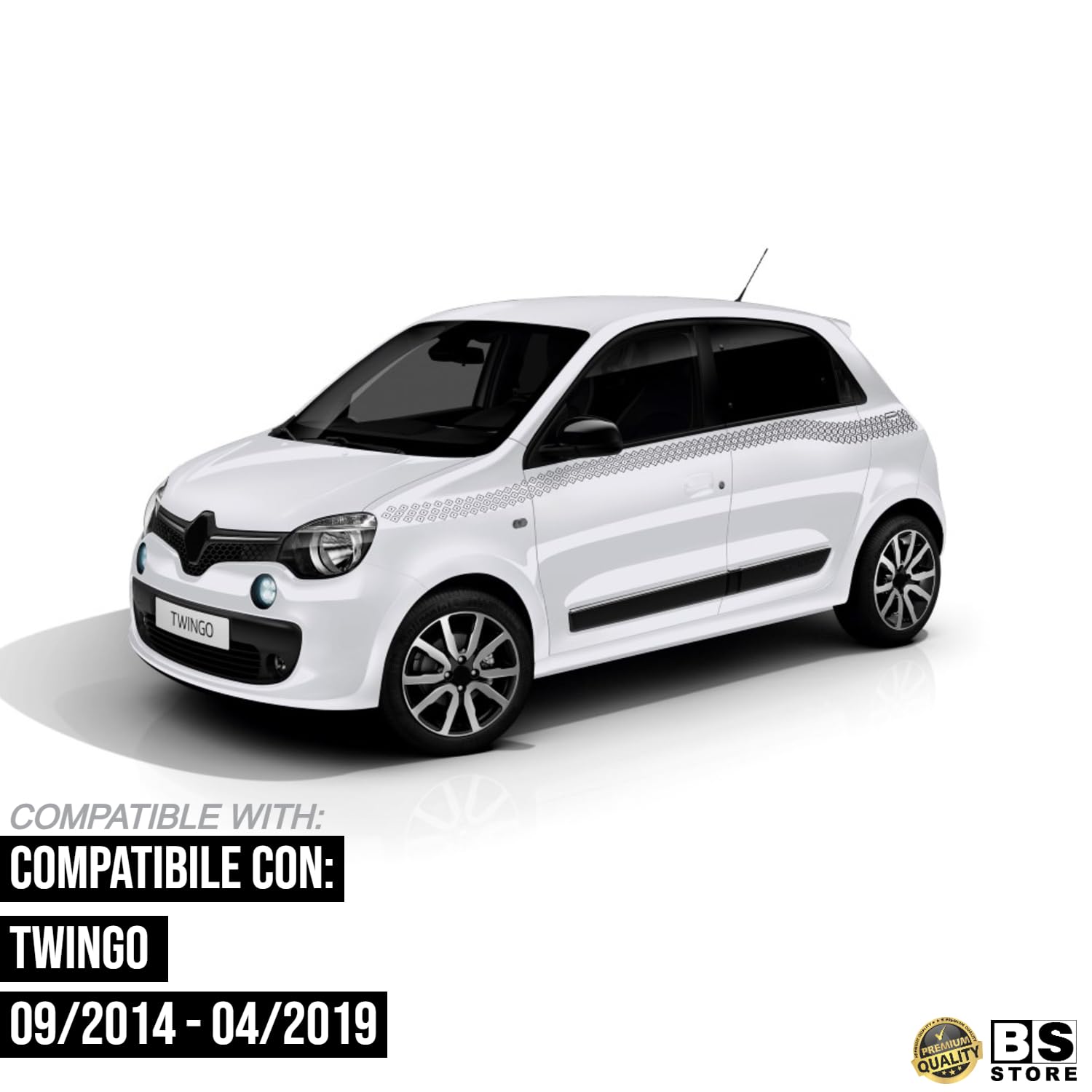 BSSTORE Fanale Stop Posteriore Compatibile con TWINGO 2014 – 2019 | Codici OEM 265501361R, 265555949R (Destra - Lato Passeggero)