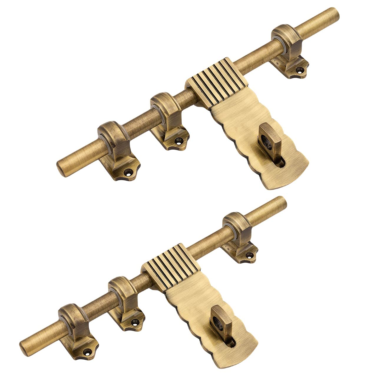 Atom Set of 2 Jinny Aluminium Aldrop | 12 Inch Fancy Aldrop for Door Fittings Kit, Door Accessories | Brass Antique Finish (B099KJCBD6) Amazon Price History, Amazon Price Tracker