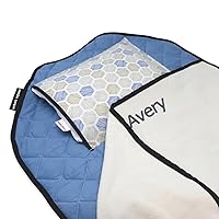 Vista 29 de Tot Cot Colchoneta para Siesta para Niños - Ropa de Cama para Guardería Preescolar de Niños Pequeños con Manta y Almohada - Edades de 2 a 5 Años