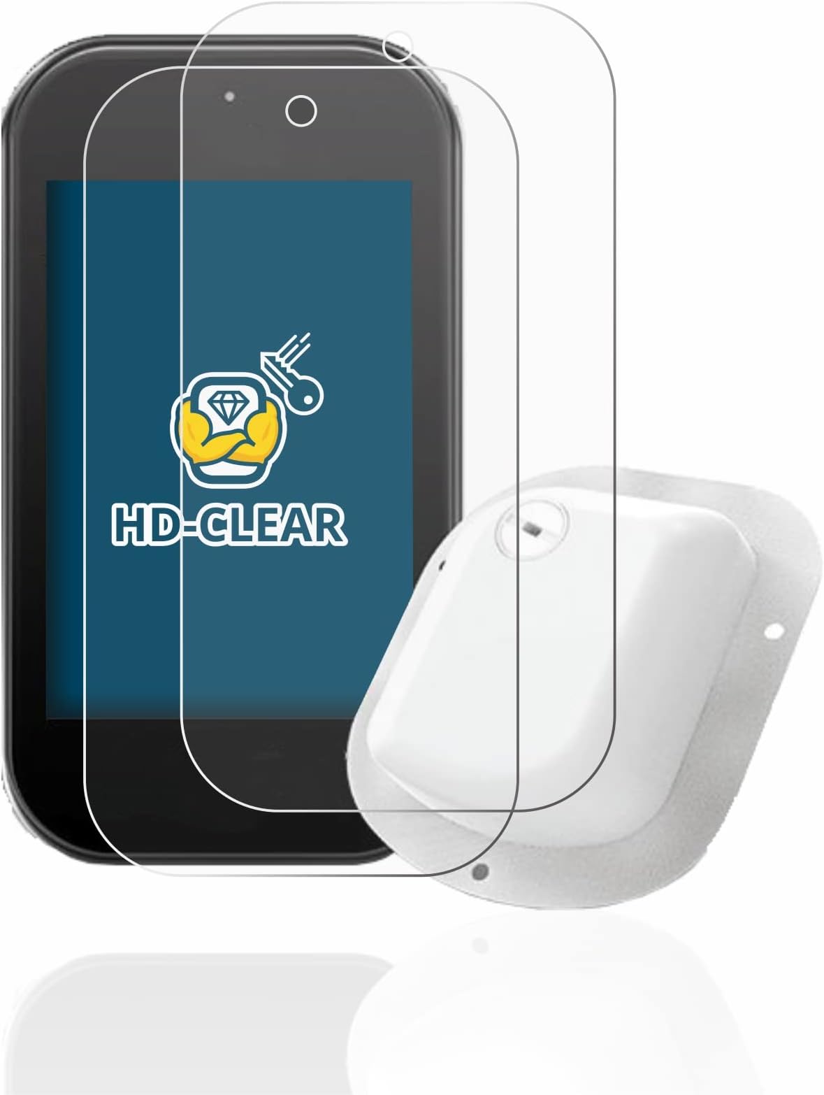 2-Pack Screen Protector Compatible with glucomen Day Pump (Reader) Screen Protection Film Ultra Clear - Scratch Proof, Transparent, HD Clear