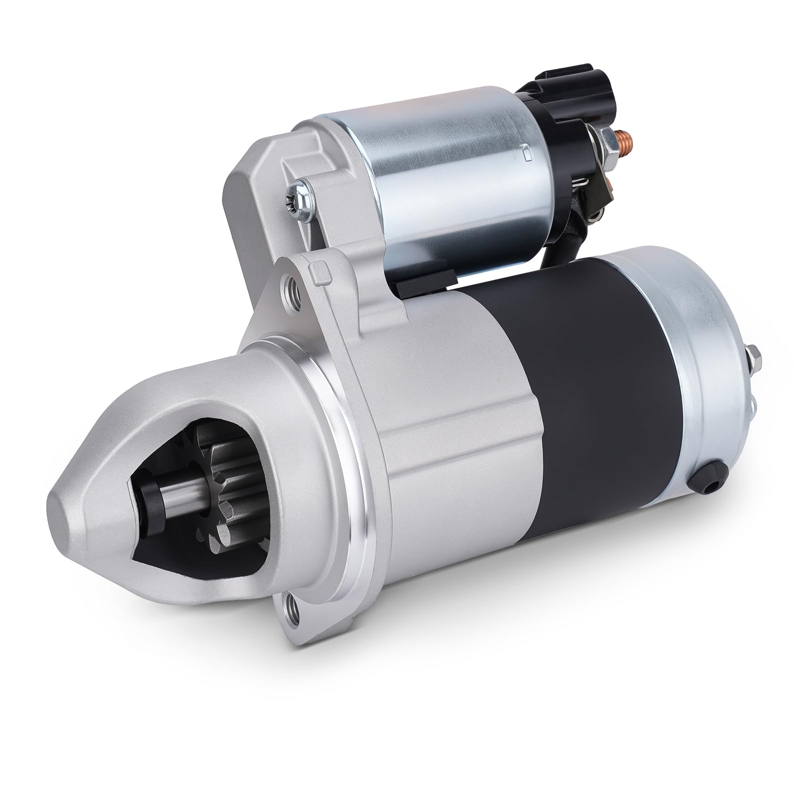 Photo 1 of 19090N Starter Motor Compatible with Hyundai Sonata 2009-2014, Santa Fe 2010-2012; Kia Sorento 2011-2014, Optima 2012-2014, 2.4L L4, Replace # 361002G100, FS14N1, SVA0019, 41012398, 41012399, 41012473