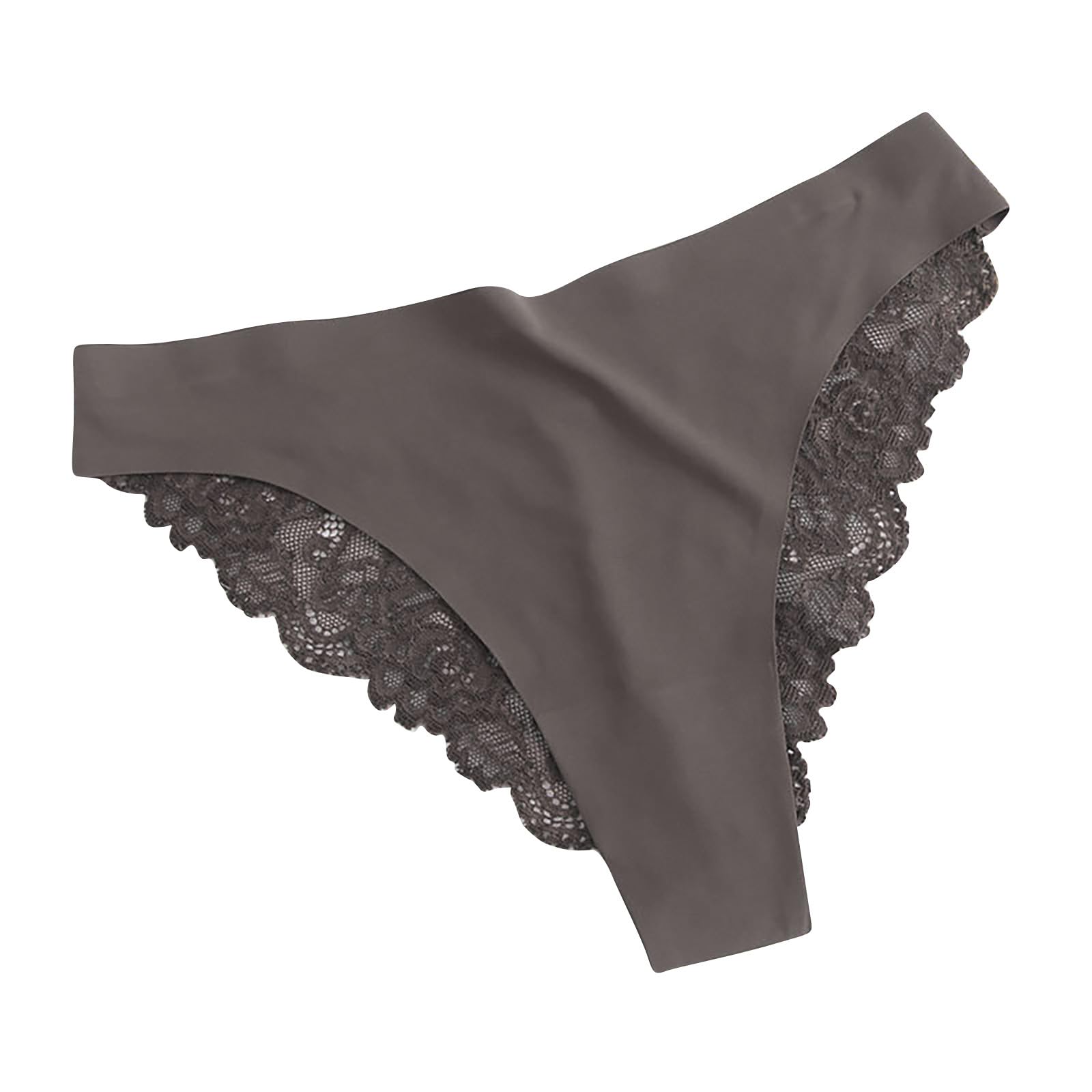 Akklian Lingerie Briefs Womens Floral Lace Smooth Stretch Panties Solid Color Casual Seamless Comfort Underwear Sexy Thong