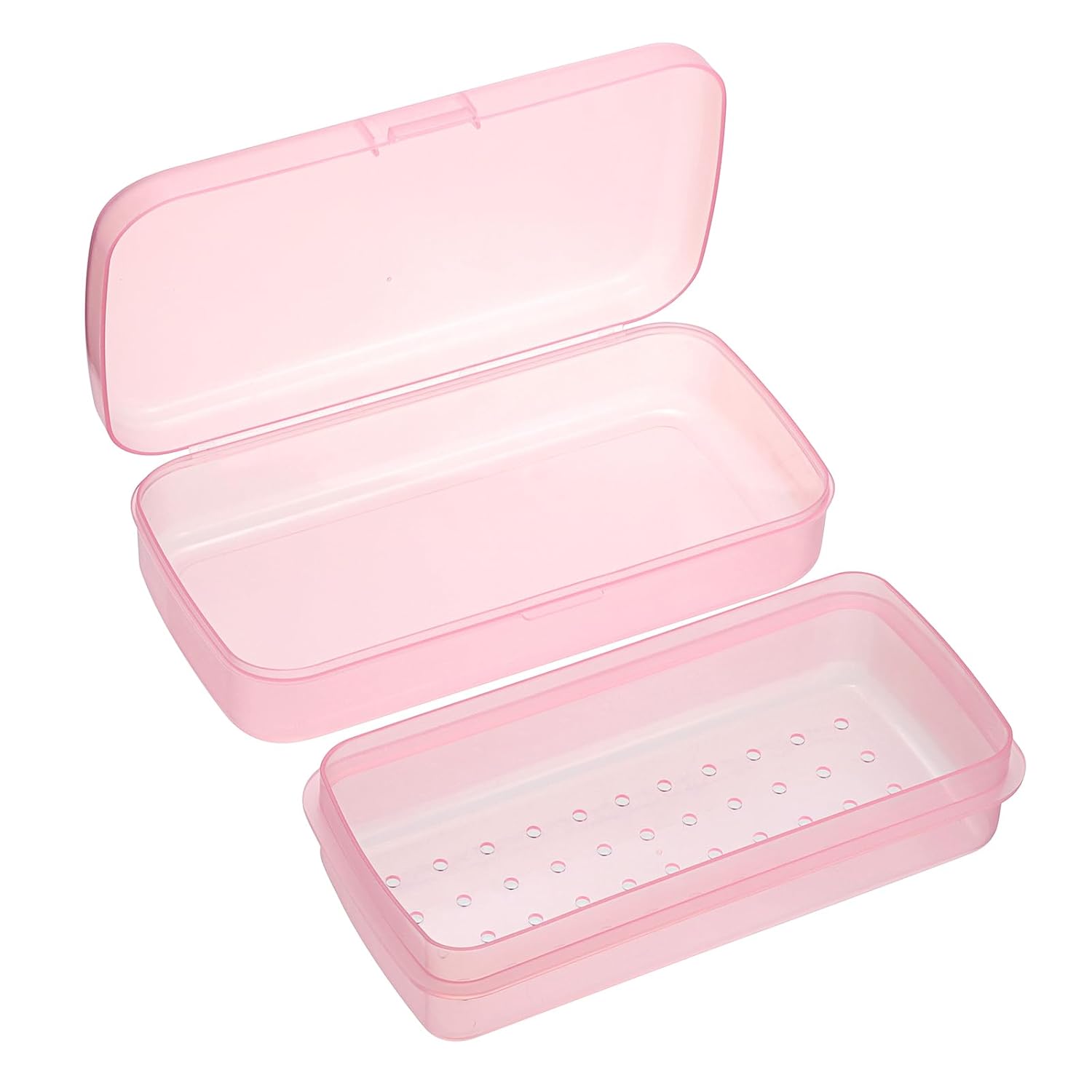 JUXYES Plastic Sterilizing Tray for Nail Art Accessories Tools, Portable Nail Art Tool Sterilizer Tray with Strainer, Fully Transparent Storage Box Organizer for Tweezer, Manicure Tools JUXYES Plastic Sterilizing Tray for Nail Art Accessories Tools, Portable Nail Art Tool Sterilizer Tray with Strainer, Fully Transparent Storage Box Organizer for Tweezer, Manicure Tools