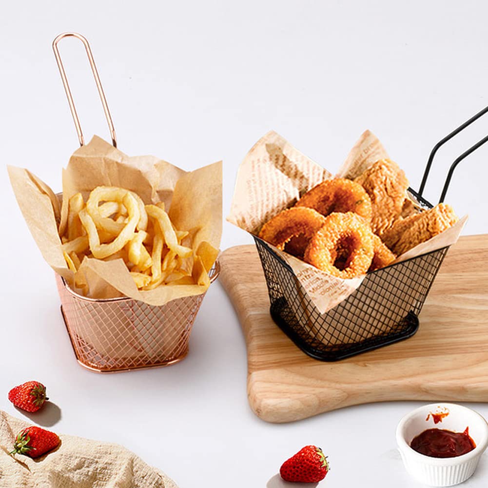 Panier à Frites En Acier Inoxydable 304 - Passoire Multifonction Pour Friture, Pâtes Et Légumes - 16 Cm Avec Poignée