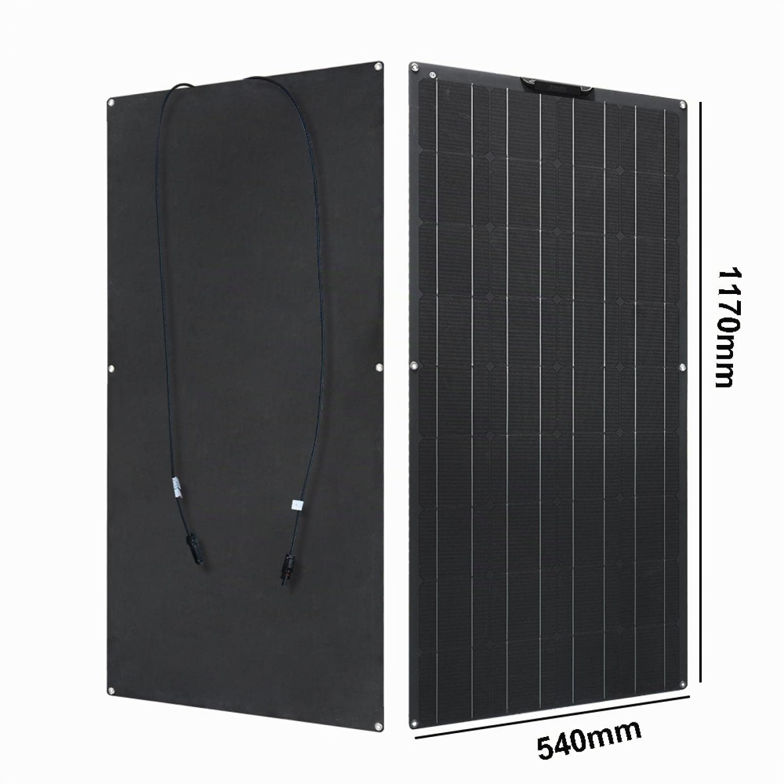 150W Flessibile Pannello Solare Monocristallino 12V Cella Solare Kit Caricabatterie Fotovoltaico 30A Controller Auto Barche Marine Camper 600Wkit (150W)