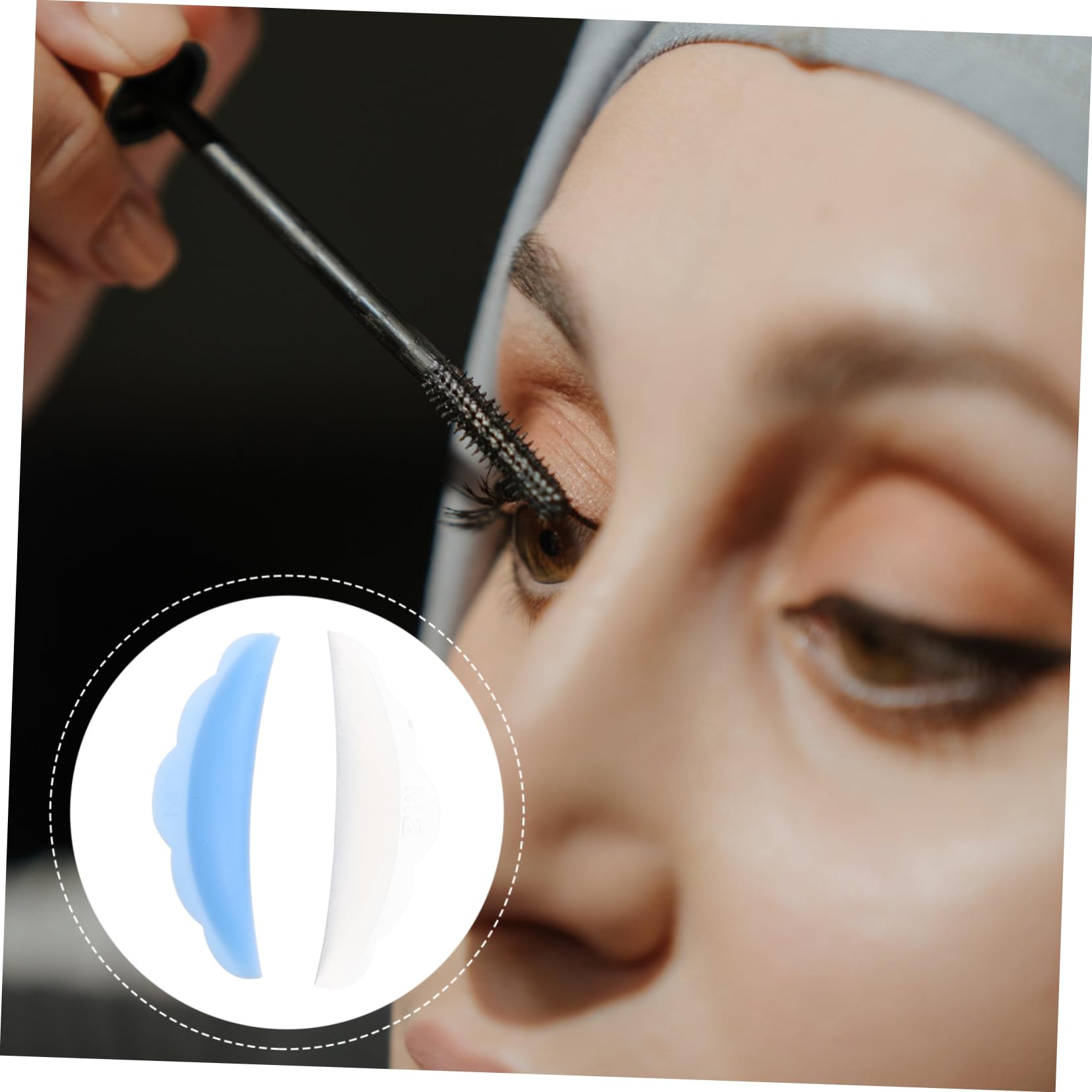 HONMEET Beauty Salon Eyelash Perming Curler Pads 10 Pairs Silicone Lash Gasket Eye Lash Curler