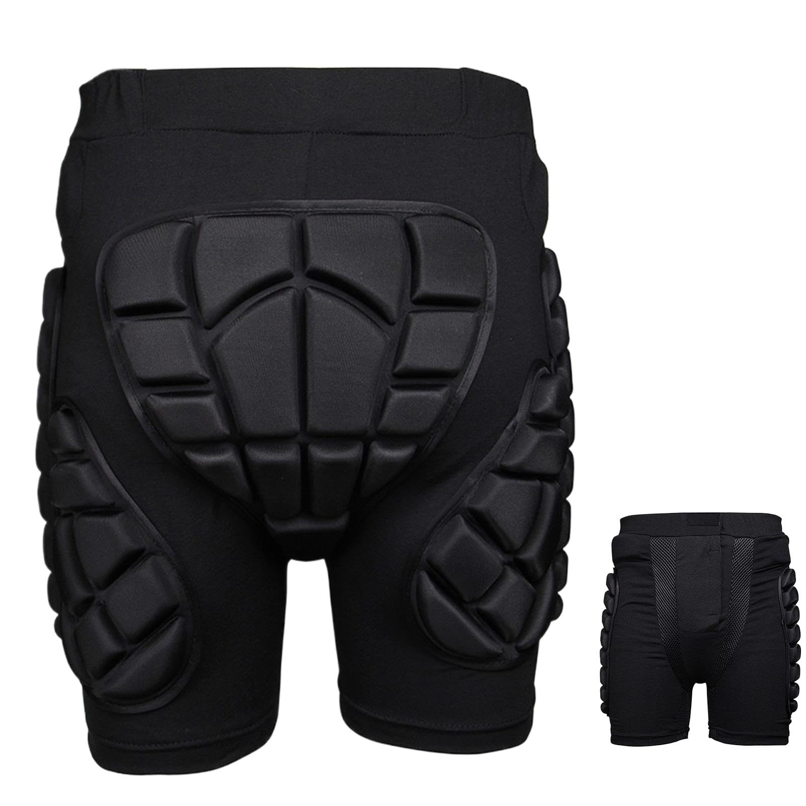 Short de Protection des Hanches, Coussinets de Fesses pour Le Patinage - Shorts rembourrés Shorts de Patinage,Protection de Pantalon de Protection, Coussinets de Protection des Hanches, Short de vélo