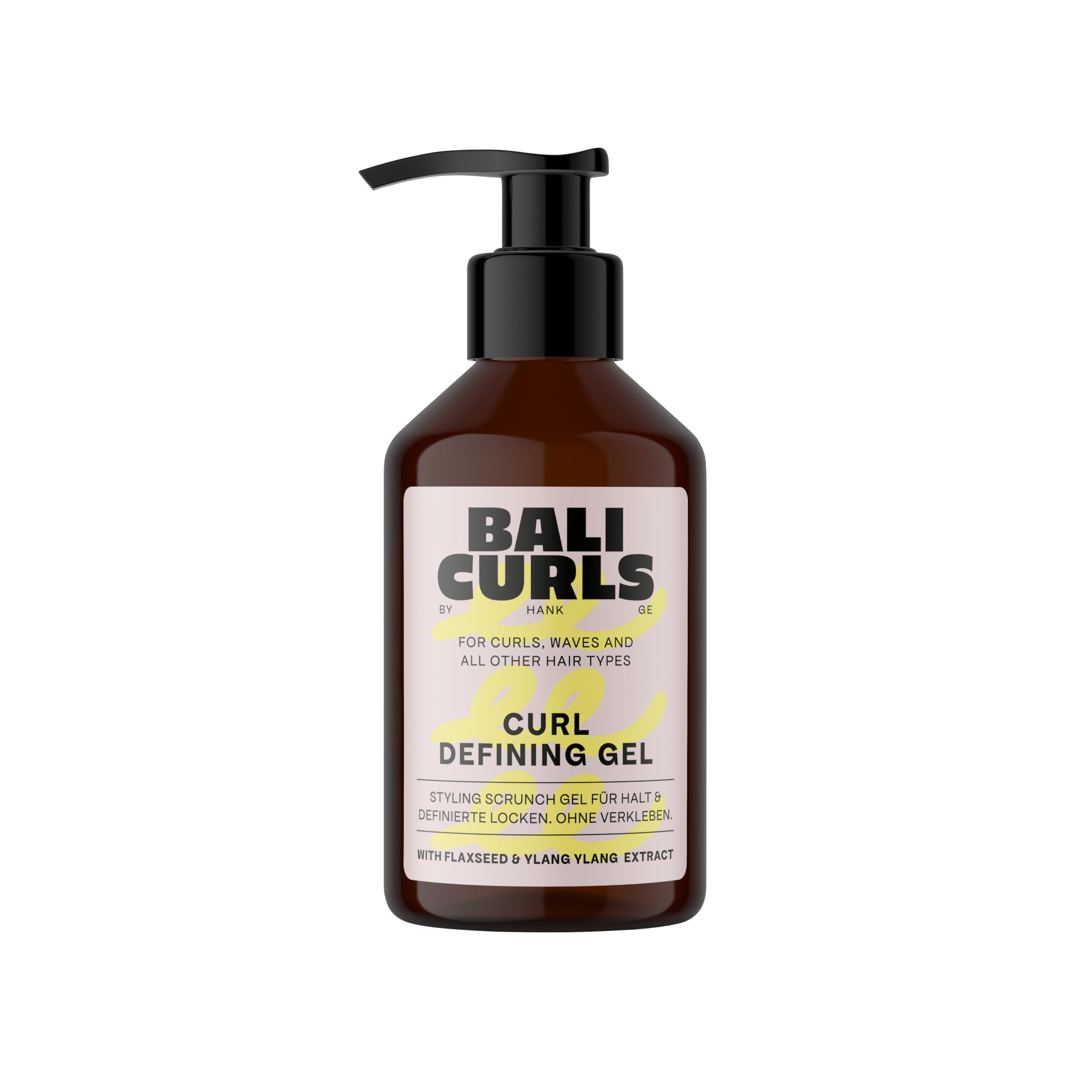 Bali Curls Curl Defining Gel – Lightweight Styling Gel for Curly, Wavy & Afro Hair with Long Lasting Hold & Frizz Control 150 ml