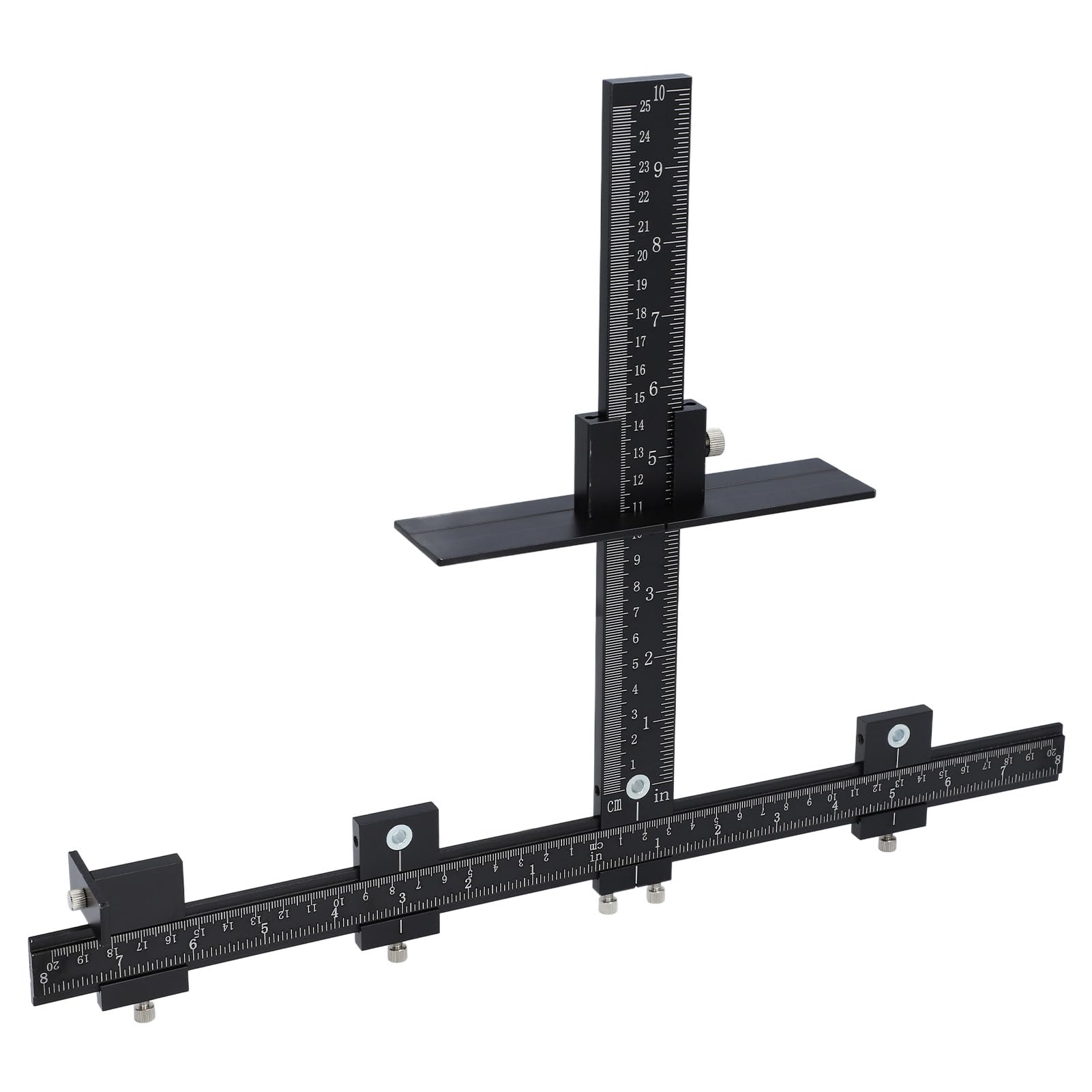 Schrank-Hardware-Grifflehre, Werkzeug aus Aluminiumlegierung für Einstellbaren Bohrabstand und Präzise Installation von Schrank-Schubladentüren
