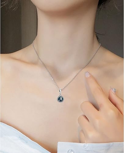 Miniatura 7 de TGLS Spakling - Abalorio colgante con letra inicial de letra de la A a la Z, con nombre mayúscula para abalorios, pulseras, collares, regalos de