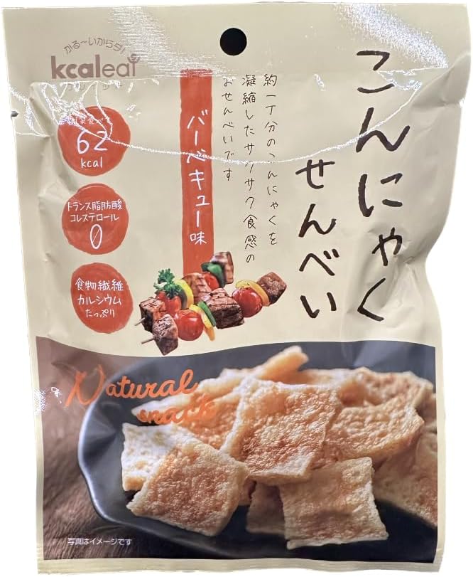 こんにゃくせんべい （4種×5袋＝20袋セット） 和風だし味・コンソメ味・ハーブ＆ビネガー・ＢＢＱ 15g