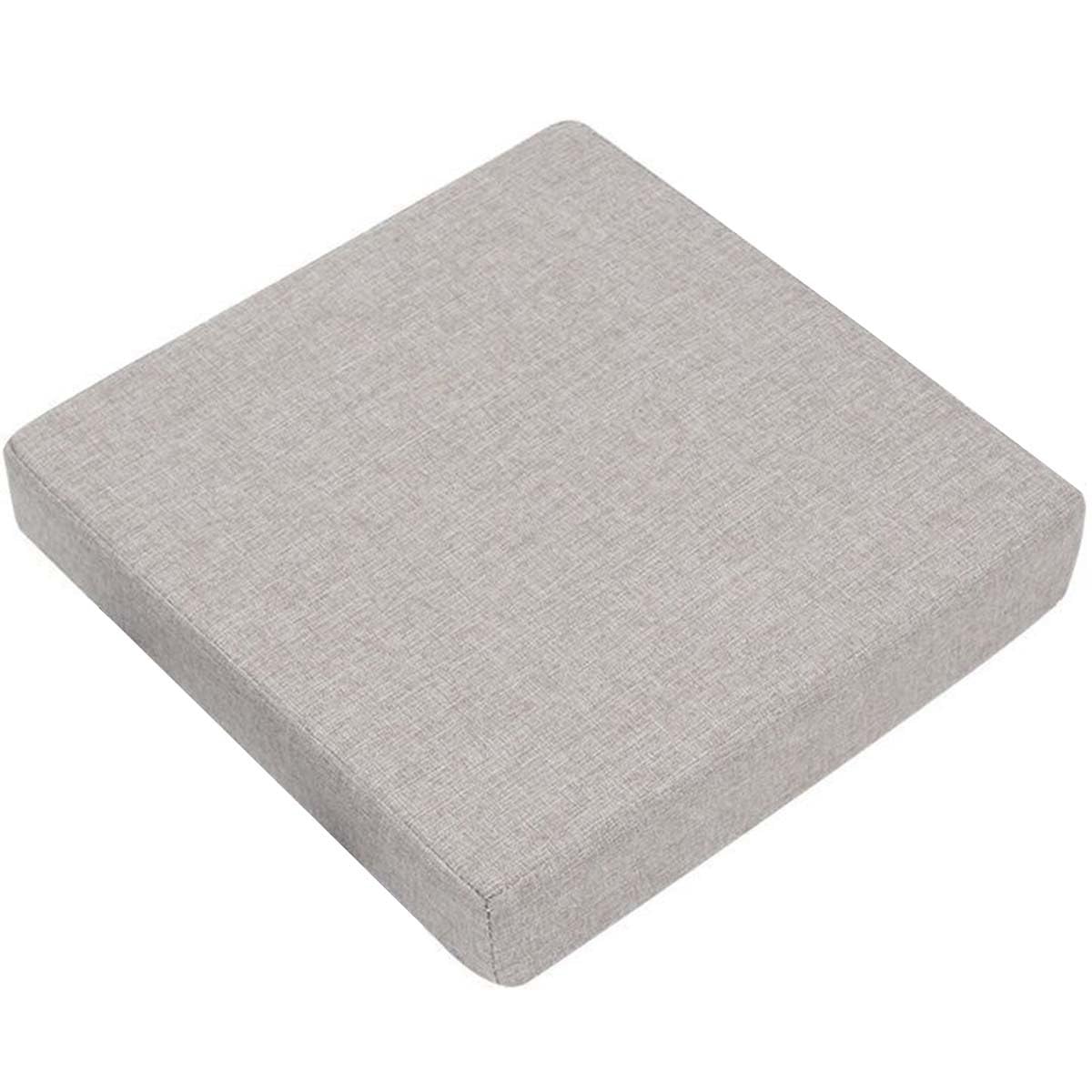 Chair Seat Cushion Set of 1/2/4 Square Stool Cushions 10/12/14 Inches Chair Pads with Ties ,Thicken 5/8CM,Non Slip Chair Padding for Dining ,Office ,Kitchen ,Indoor Outdoor Chairs ( Color : U , Size :