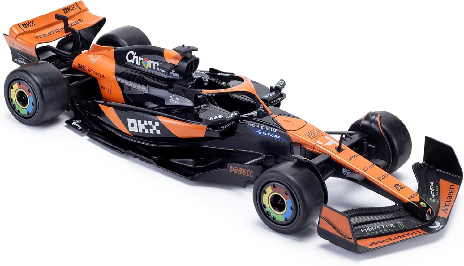 BrixStation McLaren F1 RC Car MCL38 (1:14 Scale) 2.4GHz Officially