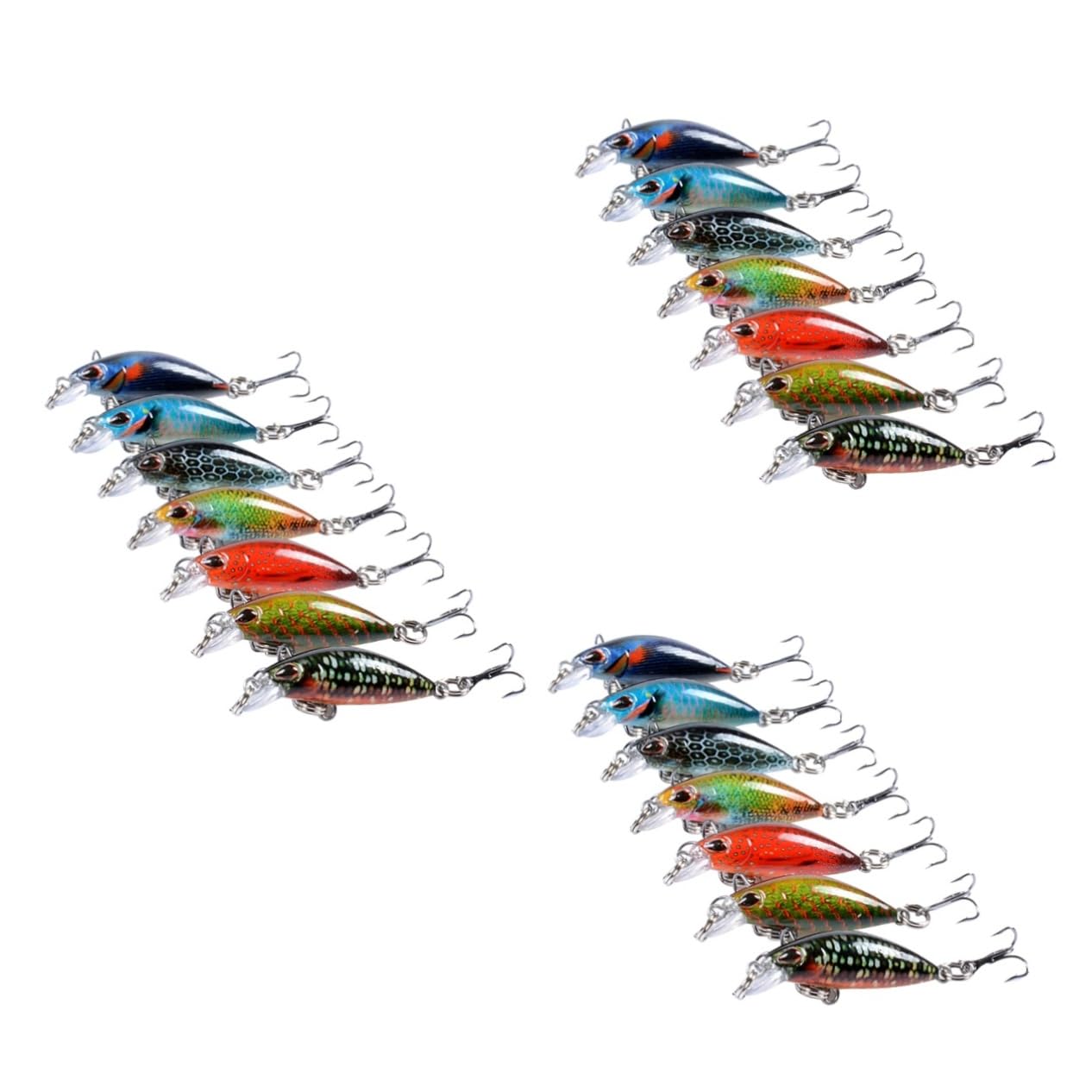 iplusmile Appâts Vairon Leurres De Pêche Swimbait Mini Appâts De Pêche
