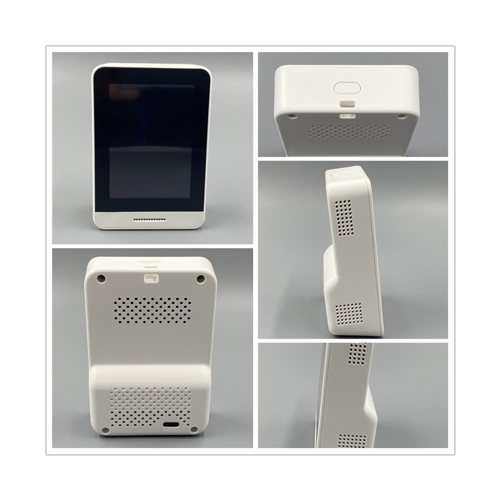 Rilevatore Gas, Rilevatore di CO2 5 in 1 Rilevatore di qualità dell'aria Rilevatore di anidride carbonica Tester di umidità della temperatura digitale portatile Misuratore di CO2 HCHO TVOC,per casa u