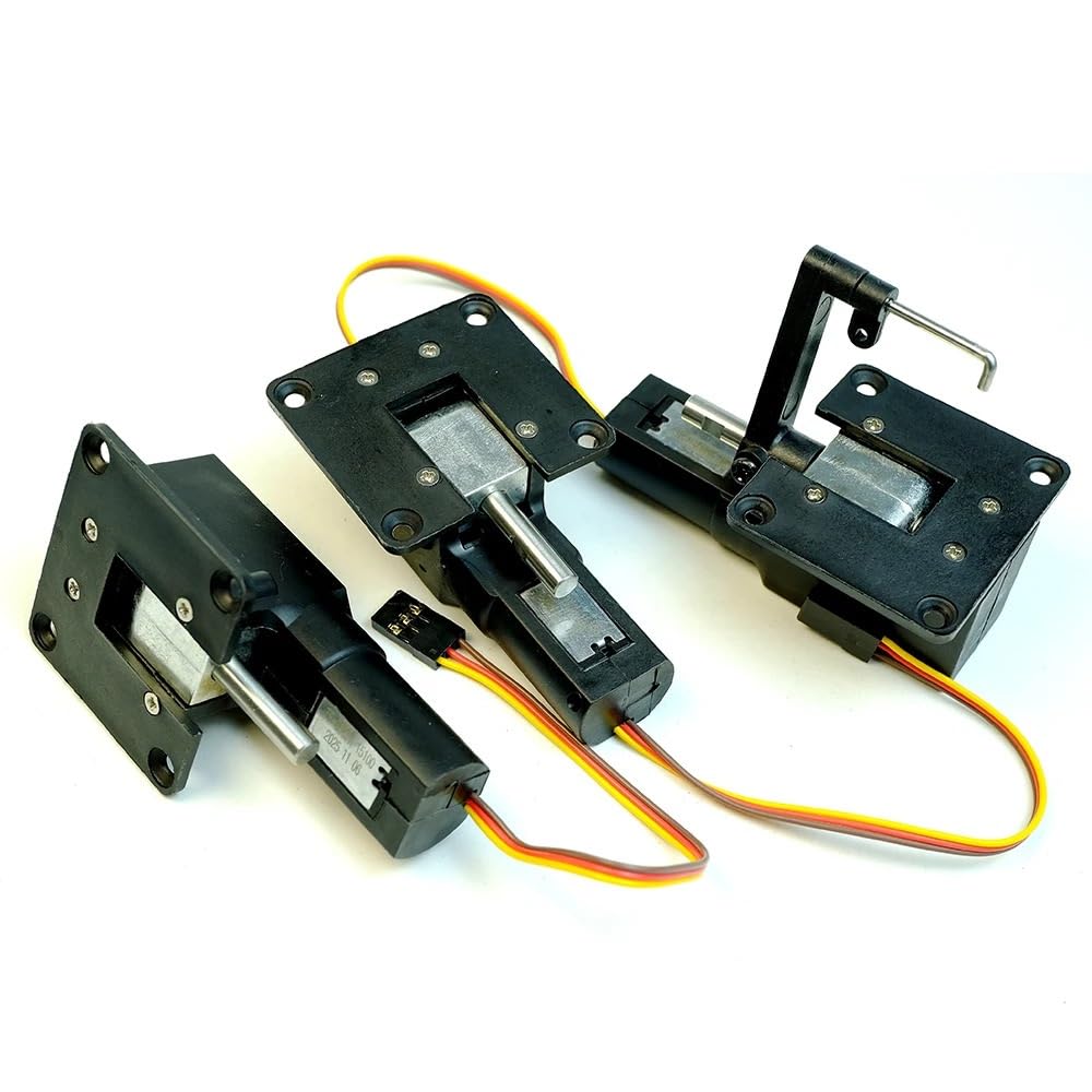 Tren de aterrizaje retráctil modelo RC con bloque de Metal, retracción de nariz principal sin Servo retráctil eléctrico for ala fija RC Airpalne(1 X Nose)