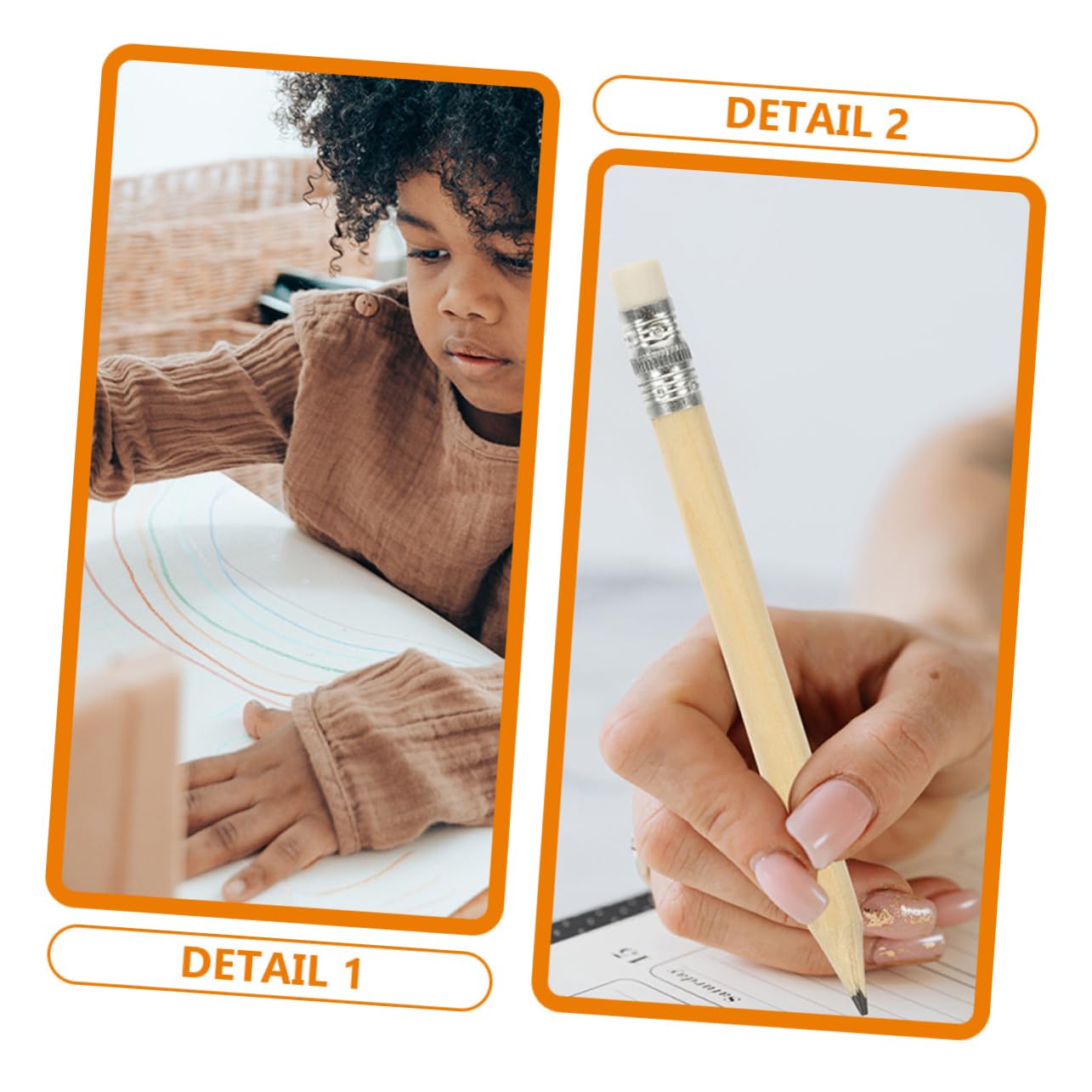 Uonlytech 3 Sätze Rundstift Künstlerstifte Zeichnung Ästhetisch Bleistifte Masse Mini-bleistifte Für Bleistifte Zeichnen Bleistift Schreiben Mini Bleistift Hölzern 100 Stück * 3