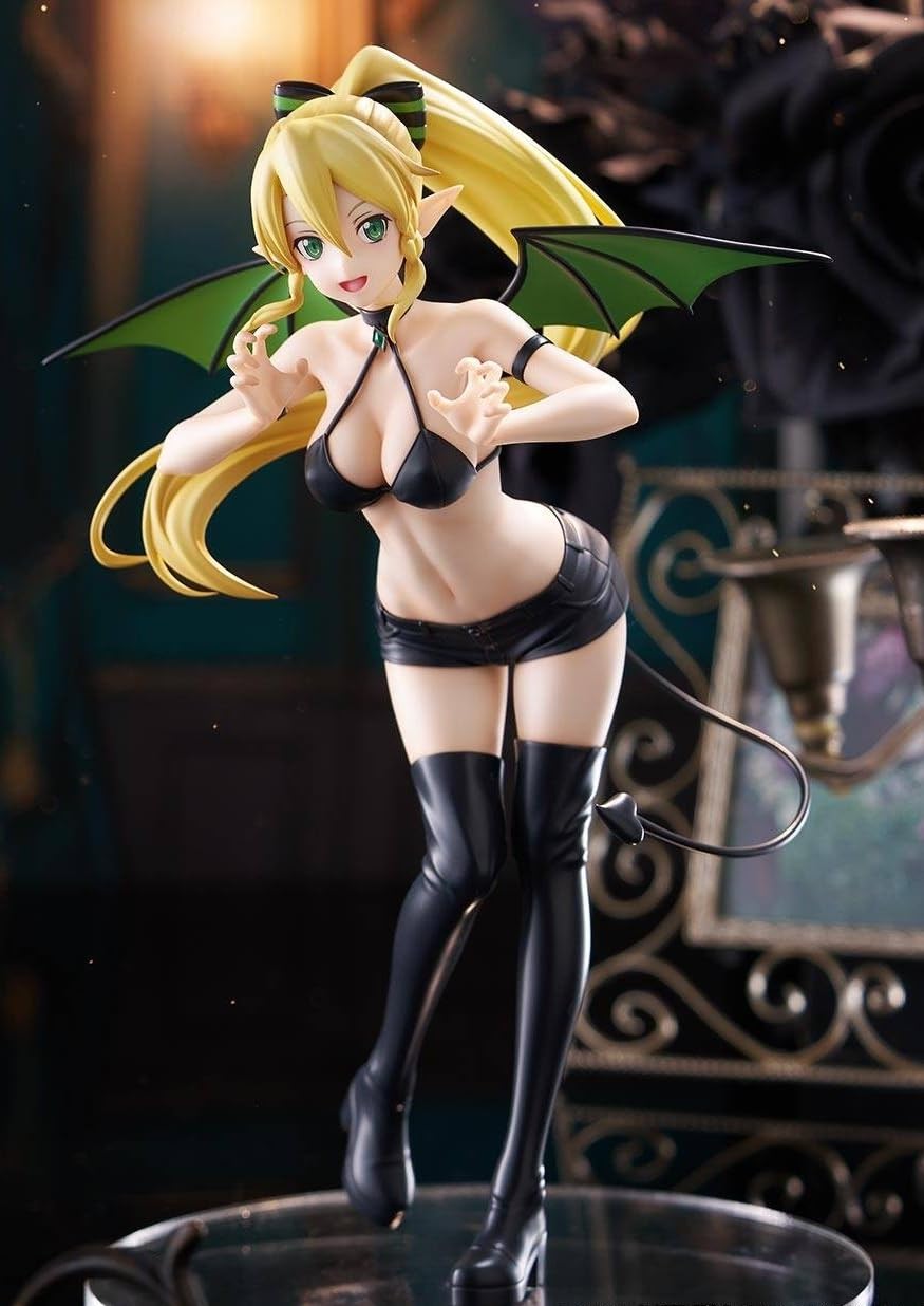 ONLY FROM JAPAN Anime BiCute Bunnies Statue (Leafa (Bicute Dark))