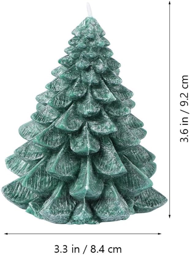 Handmade Christmas Tree Wax Candle Xmas Aromatherapy Living Room Decor