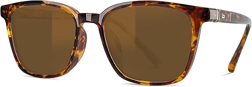 Miniatura 10 de B.N.U.S Gafas de sol polarizadas resistentes a los arañazos con lentes de cristal Corning para una claridad superior y protección UV Lente ámbar