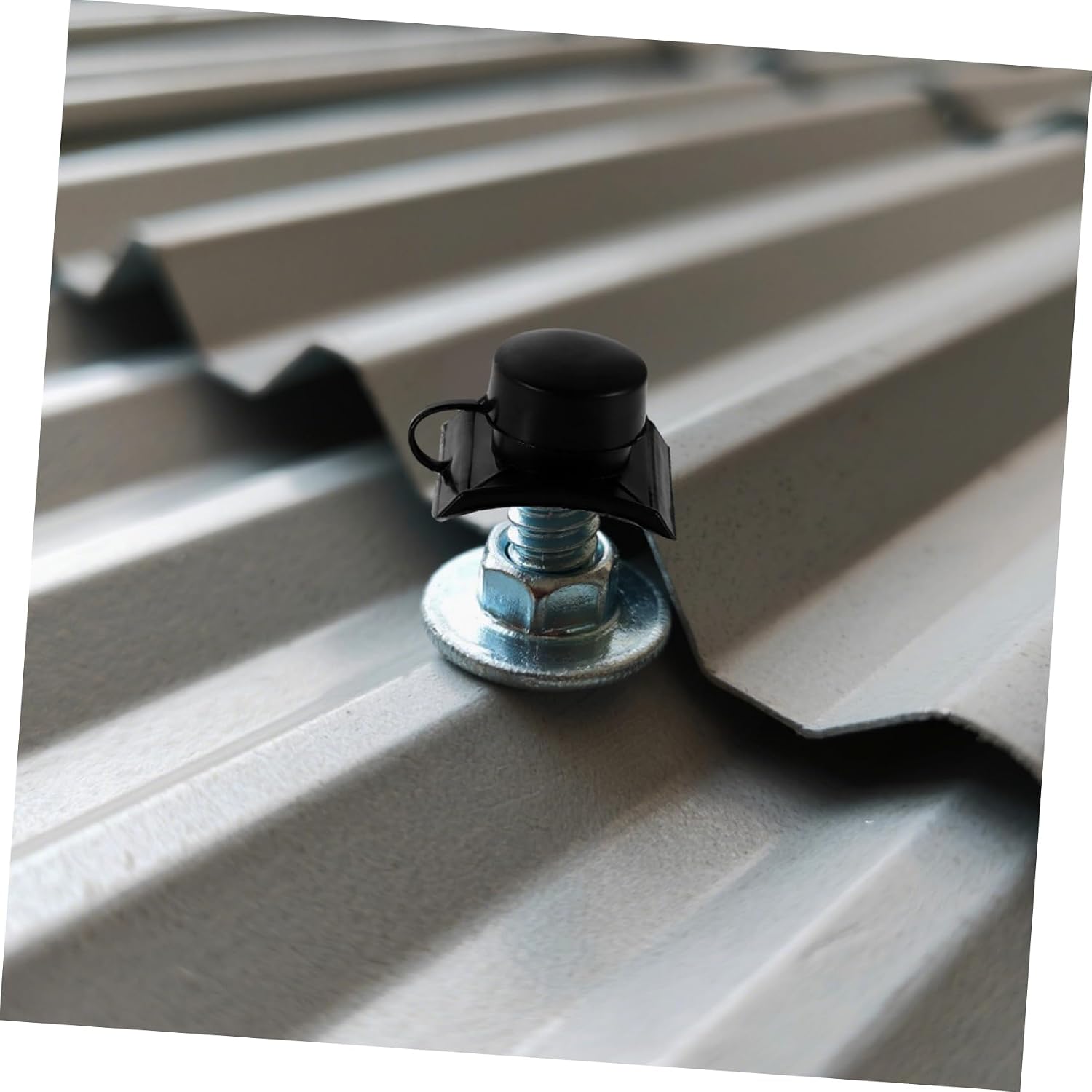 Zerodeko 200pcs Seal Cap for Tile Renovation with Drill Tail Screws Fastener for Efficient Installation Weatherproof End Cap for Enhanced Roof Stability