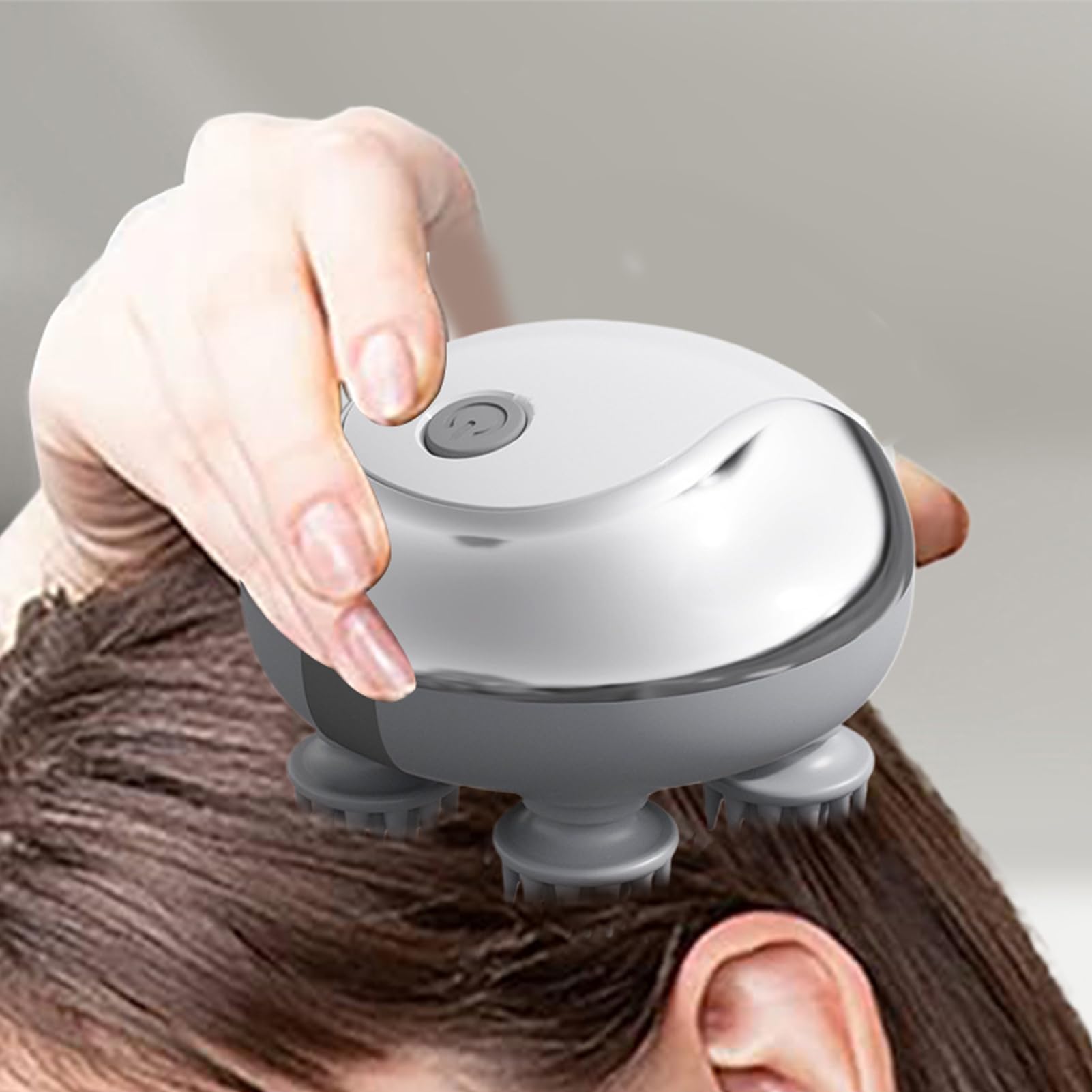 Masajeador Eléctrico de Cuero Cabelludo Herramienta de Masaje Capilar | Masajeador eléctrico inalámbrico de cabeza y cabello para Mujer, Amiga, Hogar, Viaje, Trabajo, Oficina, Spas