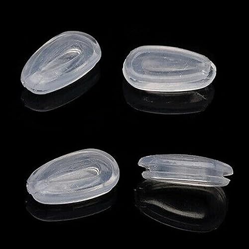 Miniatura 5 de Almohadillas de nariz para gafas, 10 pares de almohadillas de silicona para lentes de sol de Oakley para lentes de repuesto, almohadillas suaves