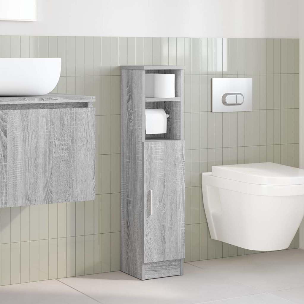 Sonoma - Mueble de baño con soporte para rodillos, 20,5 x 22 x 90 cm