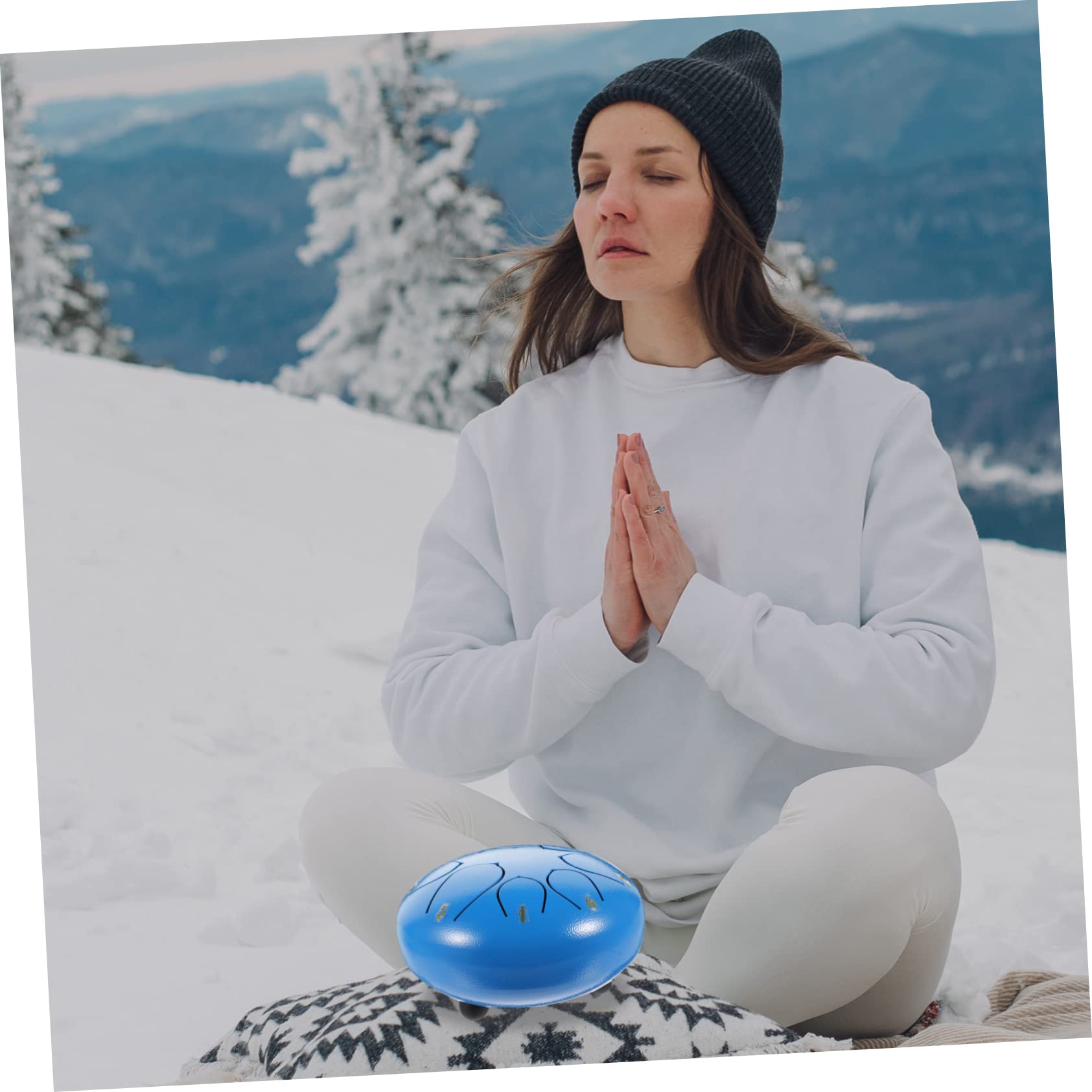 VICASKY Lengua Etéreo de Mano para Yoga de Instrumentos de Percusión Color Vibrante para Principiantes y Prácticas de Meditación