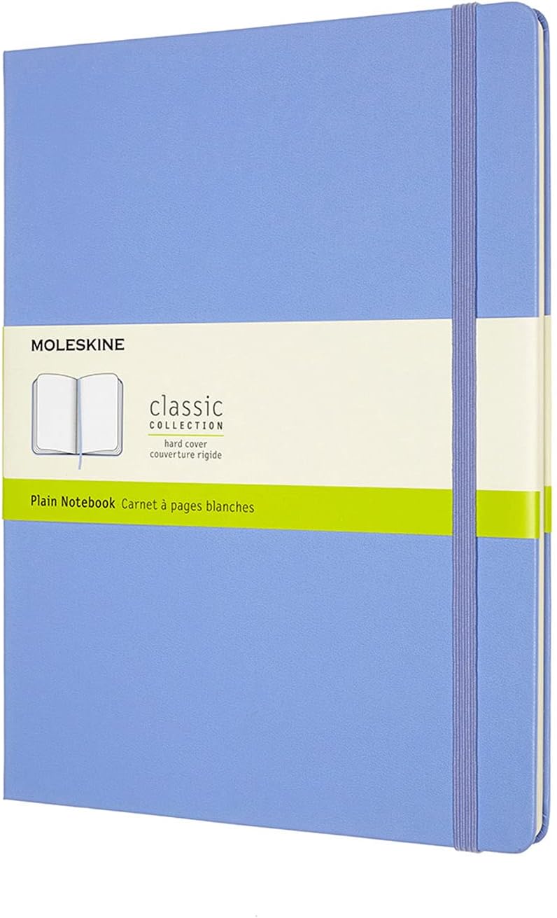 Moleskine Classic Notebook, Hard Cover, XL (7.5" x 9.5") Plain/Blank